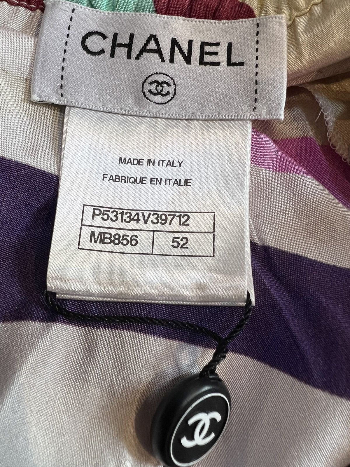 Chanel CHANEL MULTI COLOUR PYJAMAS SET Size US XXL / EU 58 / 5 - 9 Thumbnail