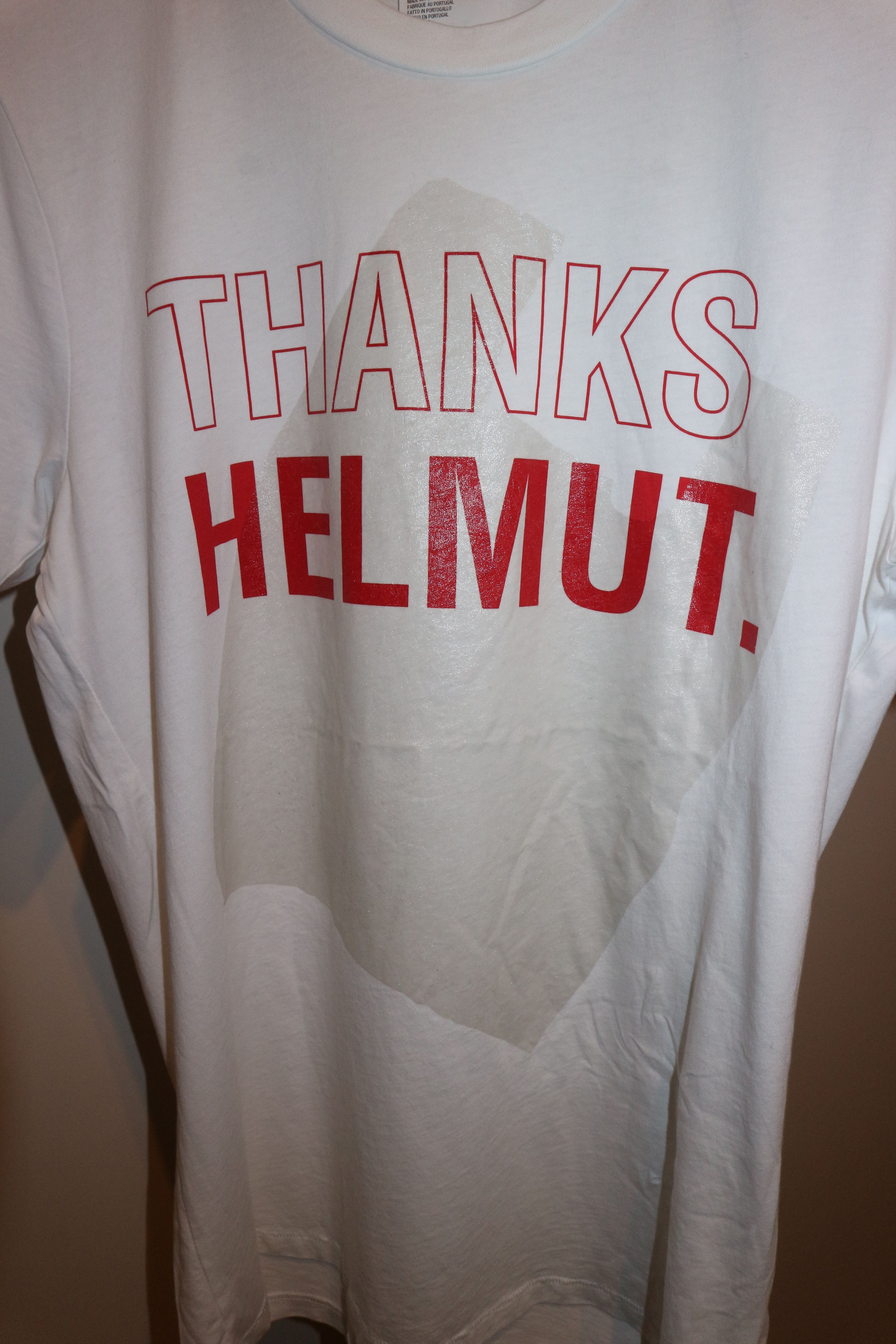 Helmut Lang "thanks helmut" t-shirt Size US S / EU 44-46 / 1 - 6 Thumbnail