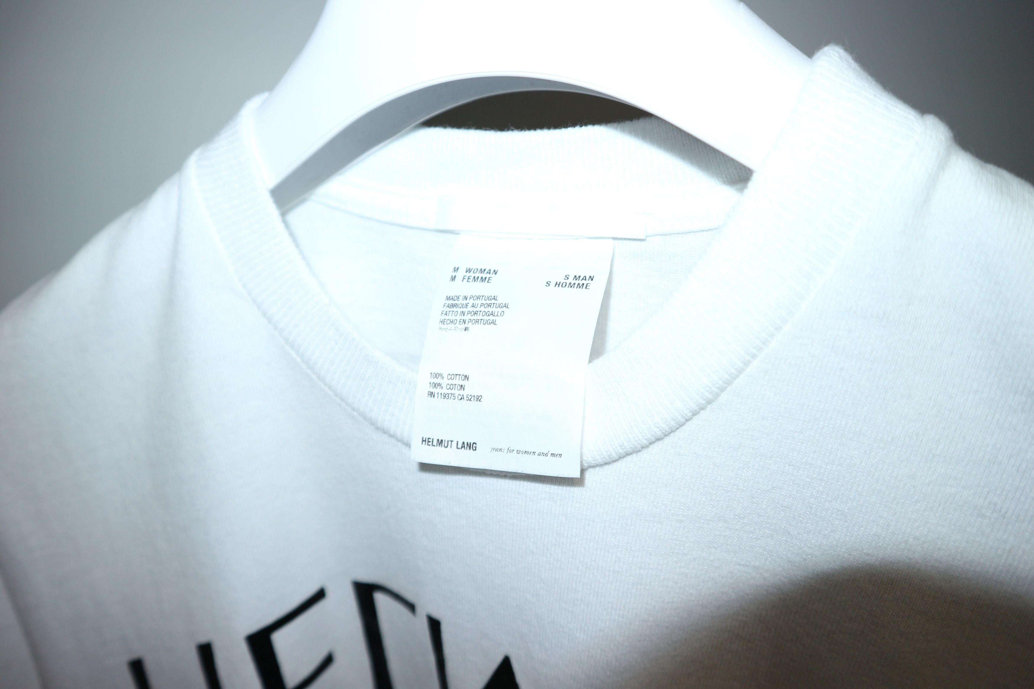 Helmut Lang logo print t-shirt Size US S / EU 44-46 / 1 - 3 Thumbnail