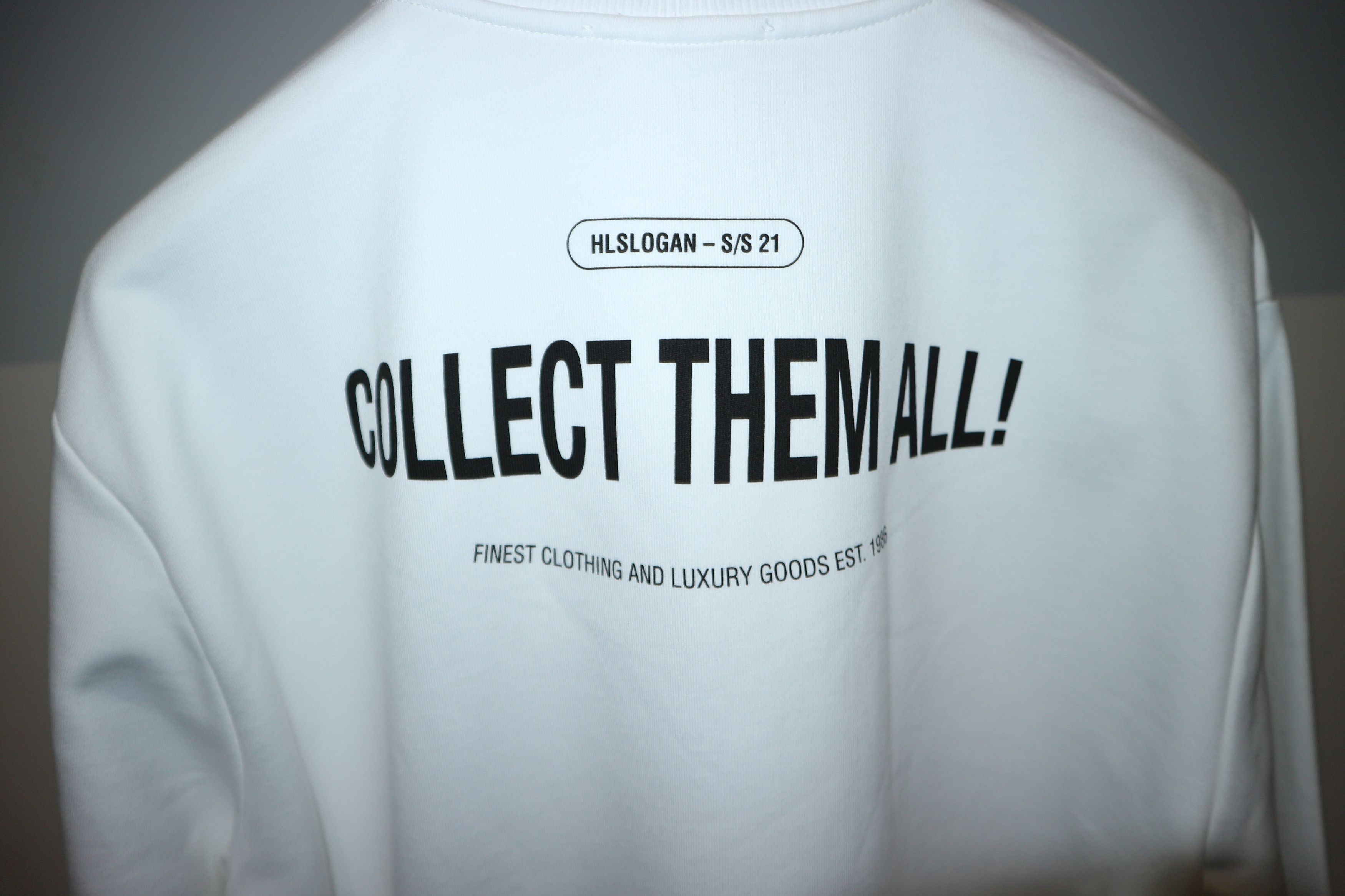 Helmut Lang Slogan logo print sweatshirt Size US S / EU 44-46 / 1 - 10 Thumbnail