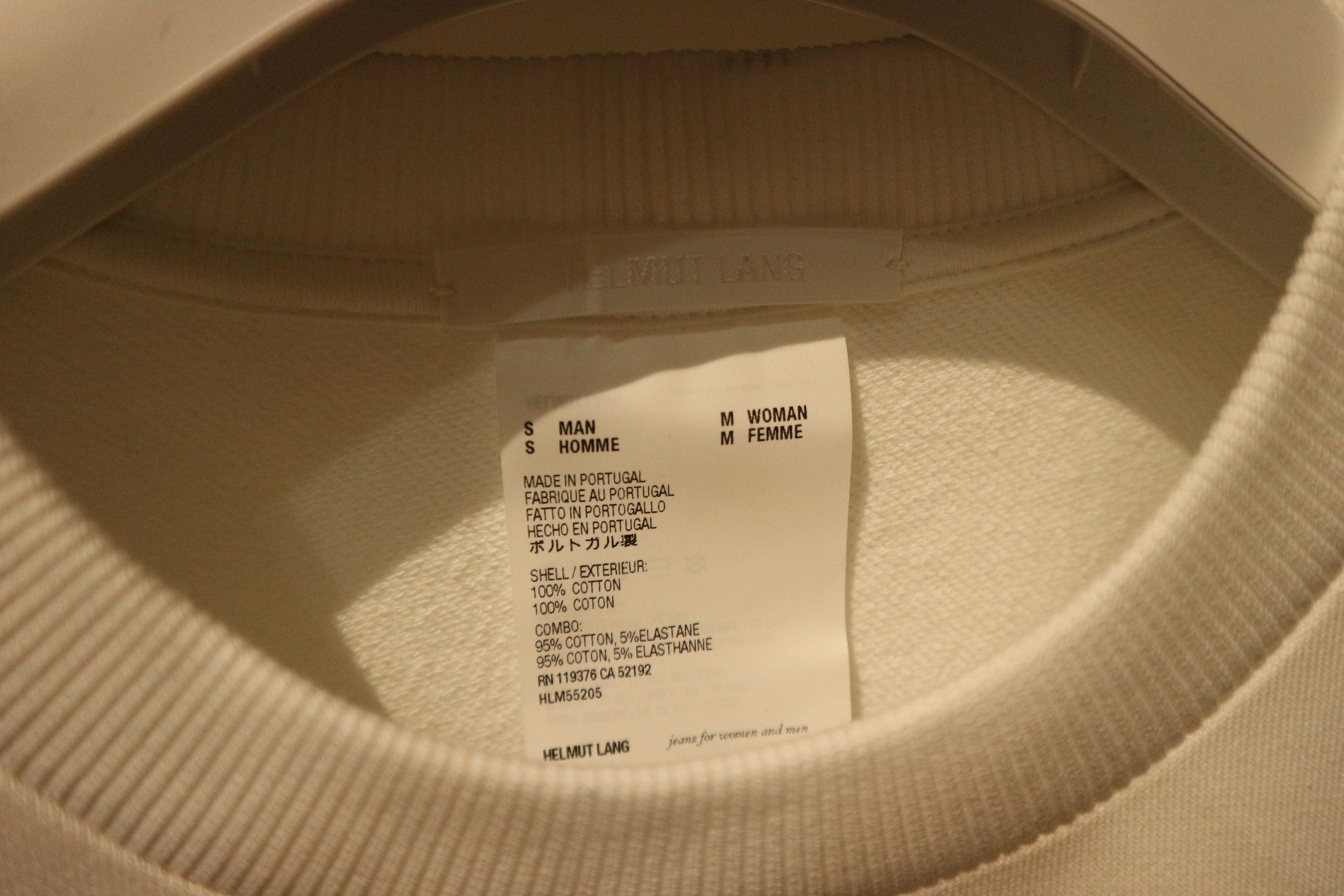 Helmut Lang Slogan logo print sweatshirt Size US S / EU 44-46 / 1 - 4 Thumbnail