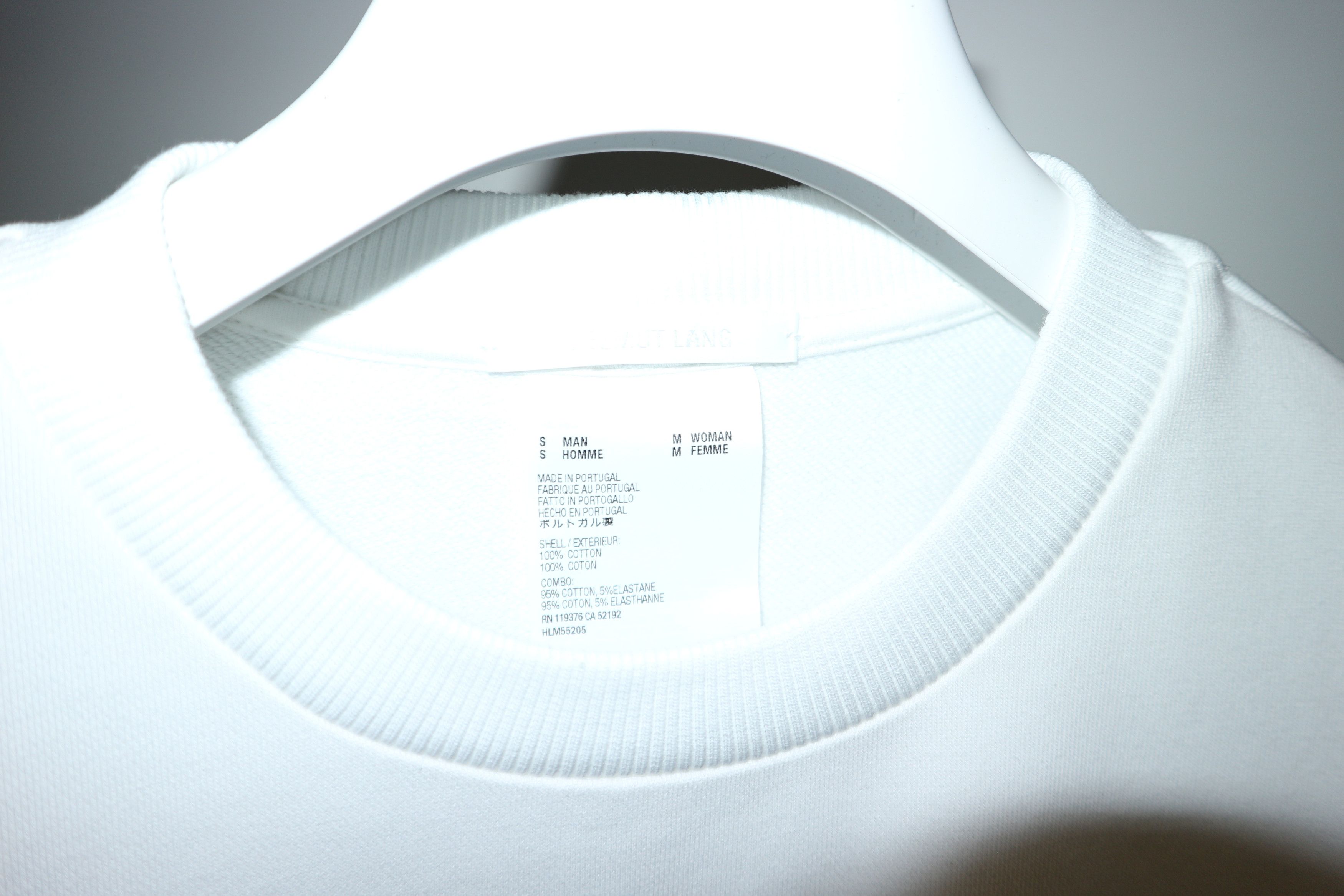 Helmut Lang Slogan logo print sweatshirt Size US S / EU 44-46 / 1 - 3 Thumbnail