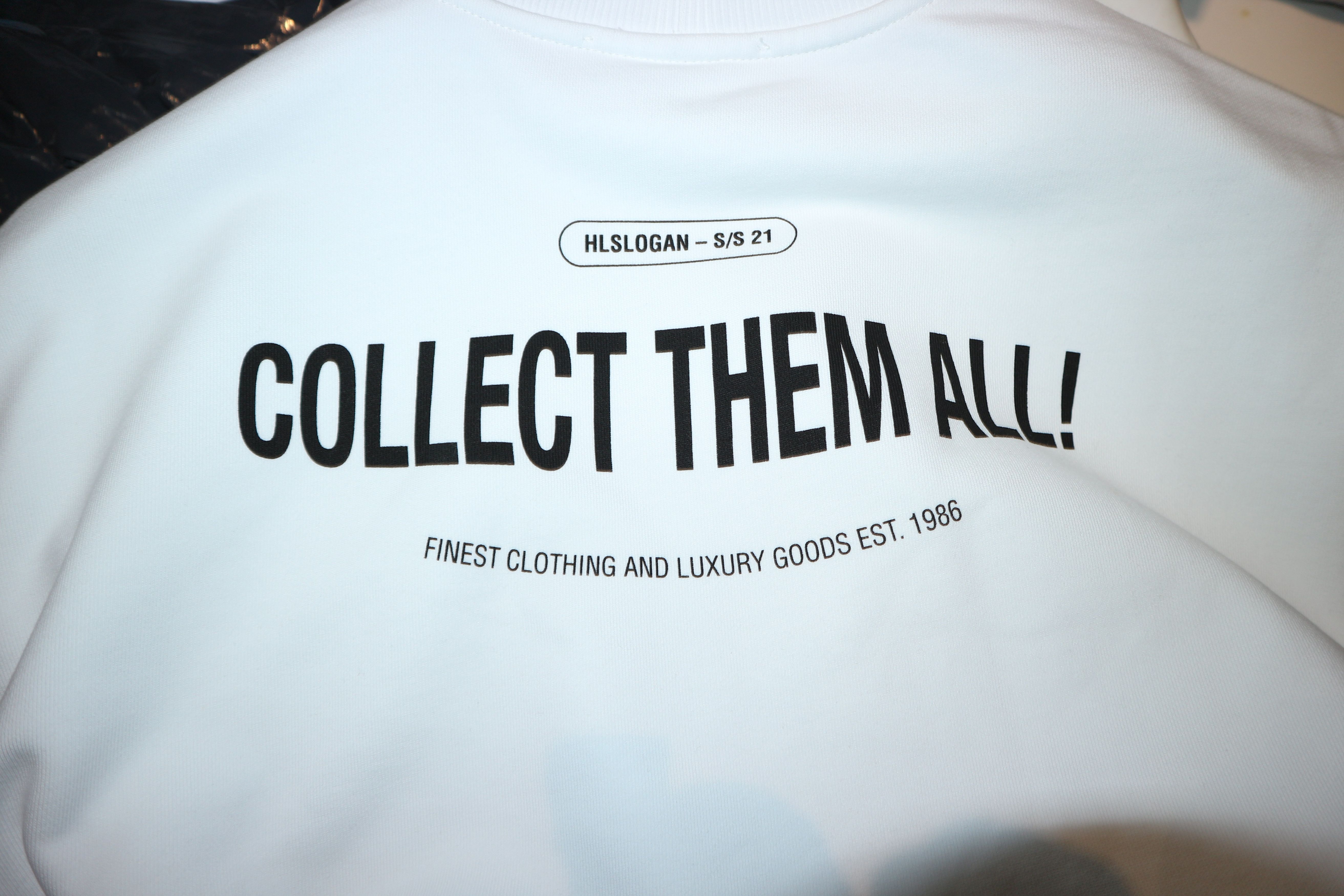 Helmut Lang Slogan logo print sweatshirt Size US S / EU 44-46 / 1 - 12 Thumbnail
