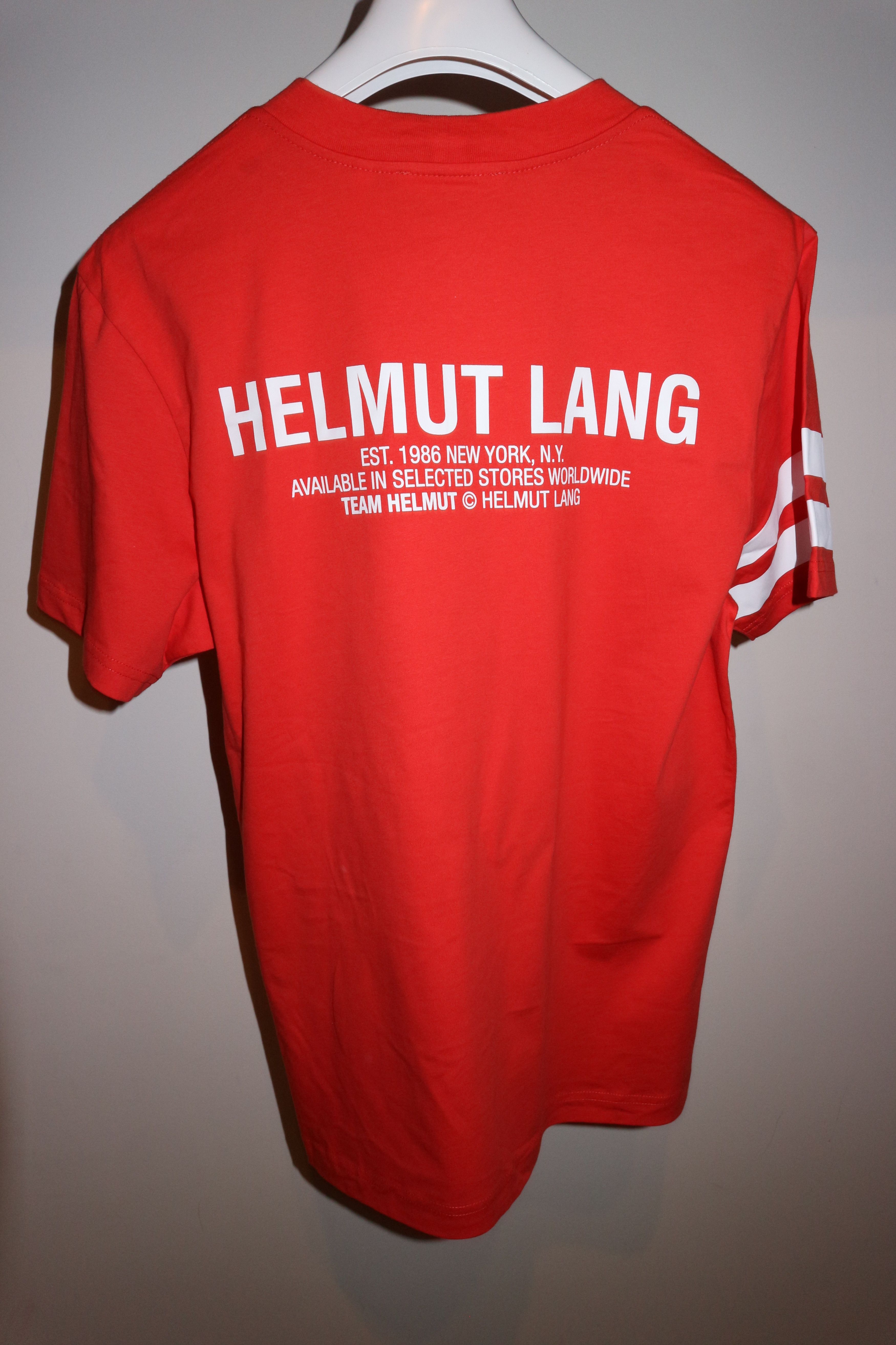 Helmut Lang Helmut team printed tshirt Size US XL / EU 56 / 4 - 7 Thumbnail