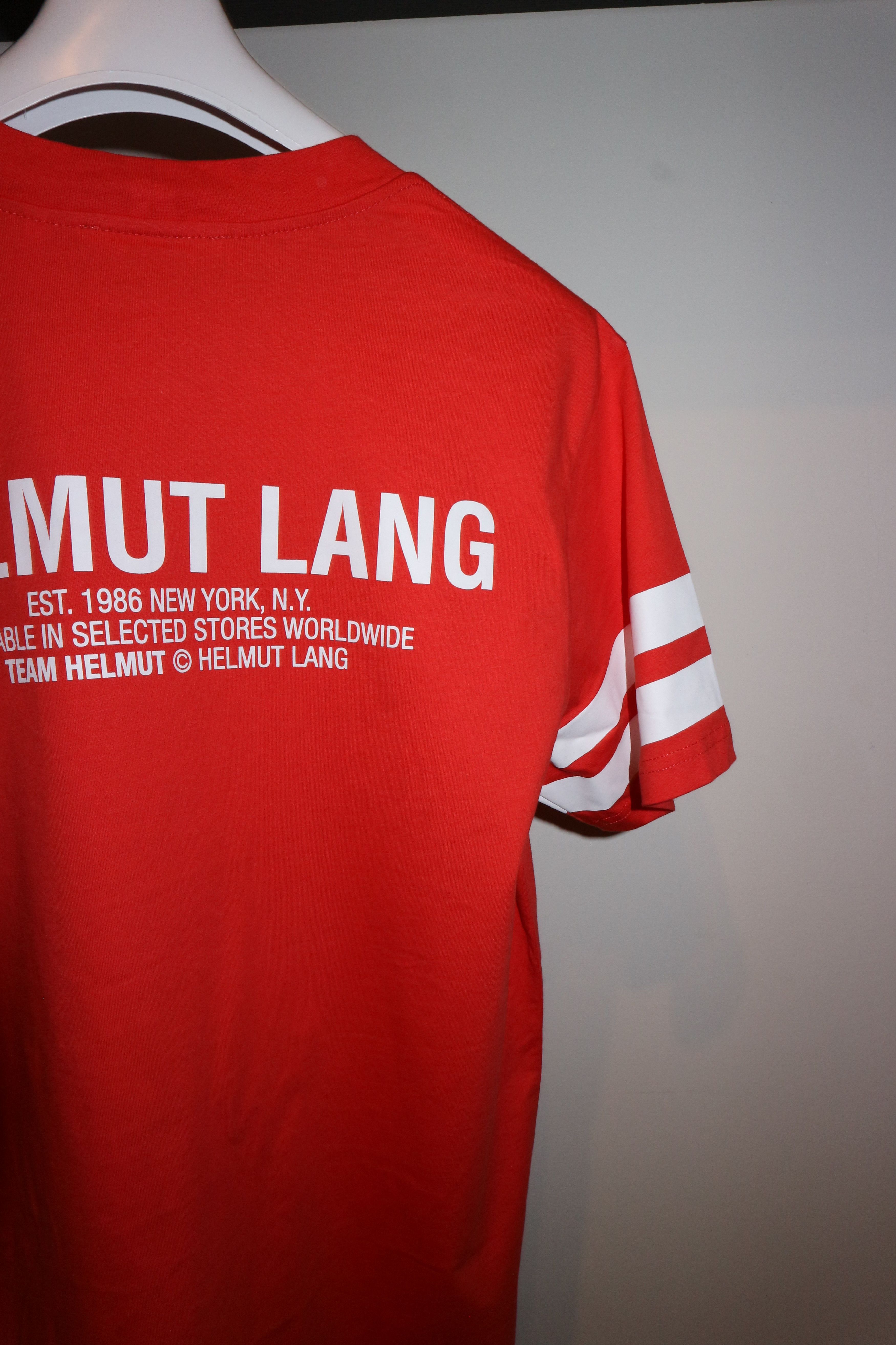 Helmut Lang Helmut team printed tshirt Size US XL / EU 56 / 4 - 8 Thumbnail