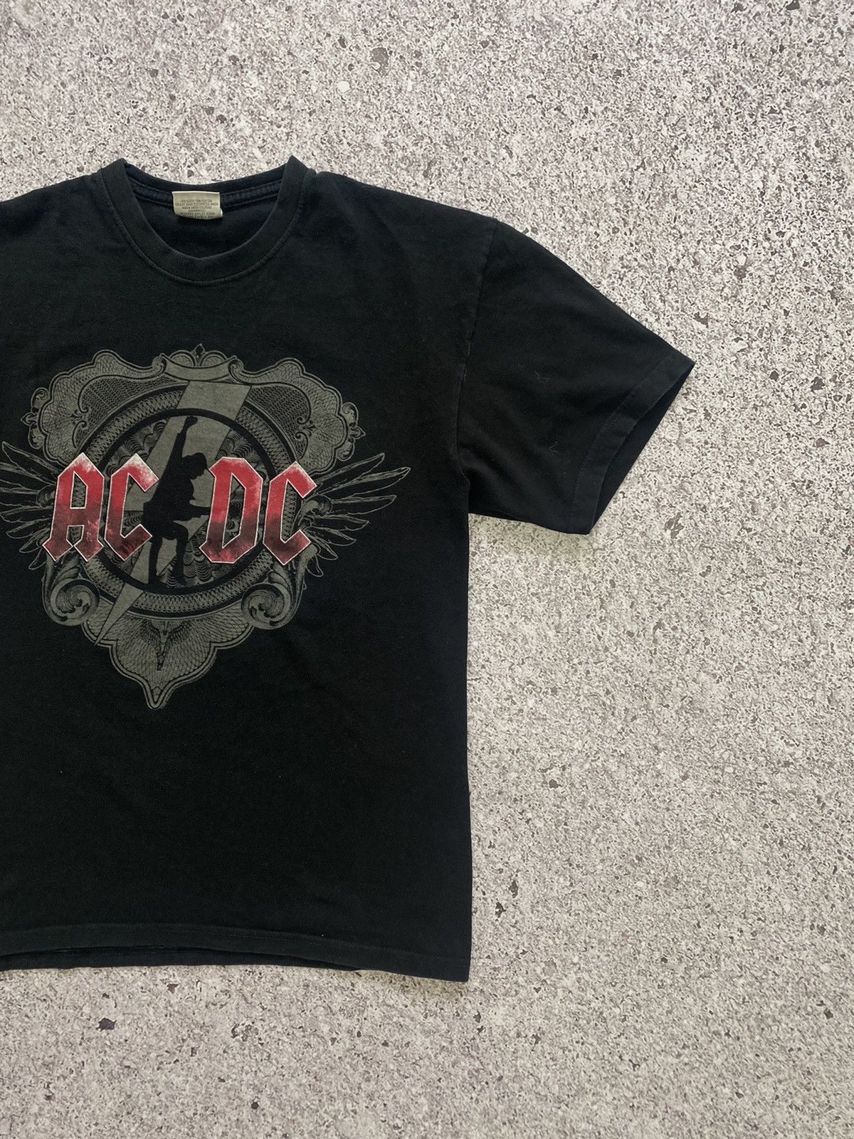 AC/DC × Band Tees Vintage AC/DC Promo European Tour “Black Ice” 2009 T-shirt Size US L / EU 52-54 / 3 - 3 Thumbnail