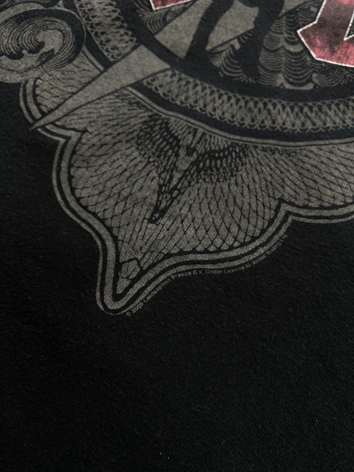 AC/DC × Band Tees Vintage AC/DC Promo European Tour “Black Ice” 2009 T-shirt Size US L / EU 52-54 / 3 - 7 Thumbnail