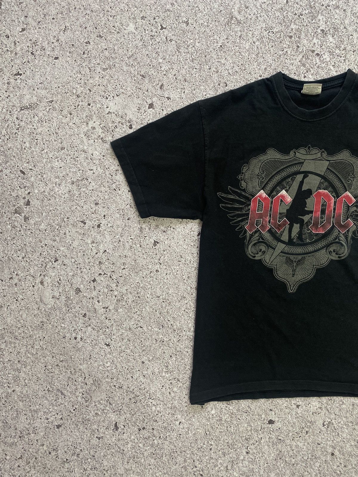AC/DC × Band Tees Vintage AC/DC Promo European Tour “Black Ice” 2009 T-shirt Size US L / EU 52-54 / 3 - 2 Thumbnail