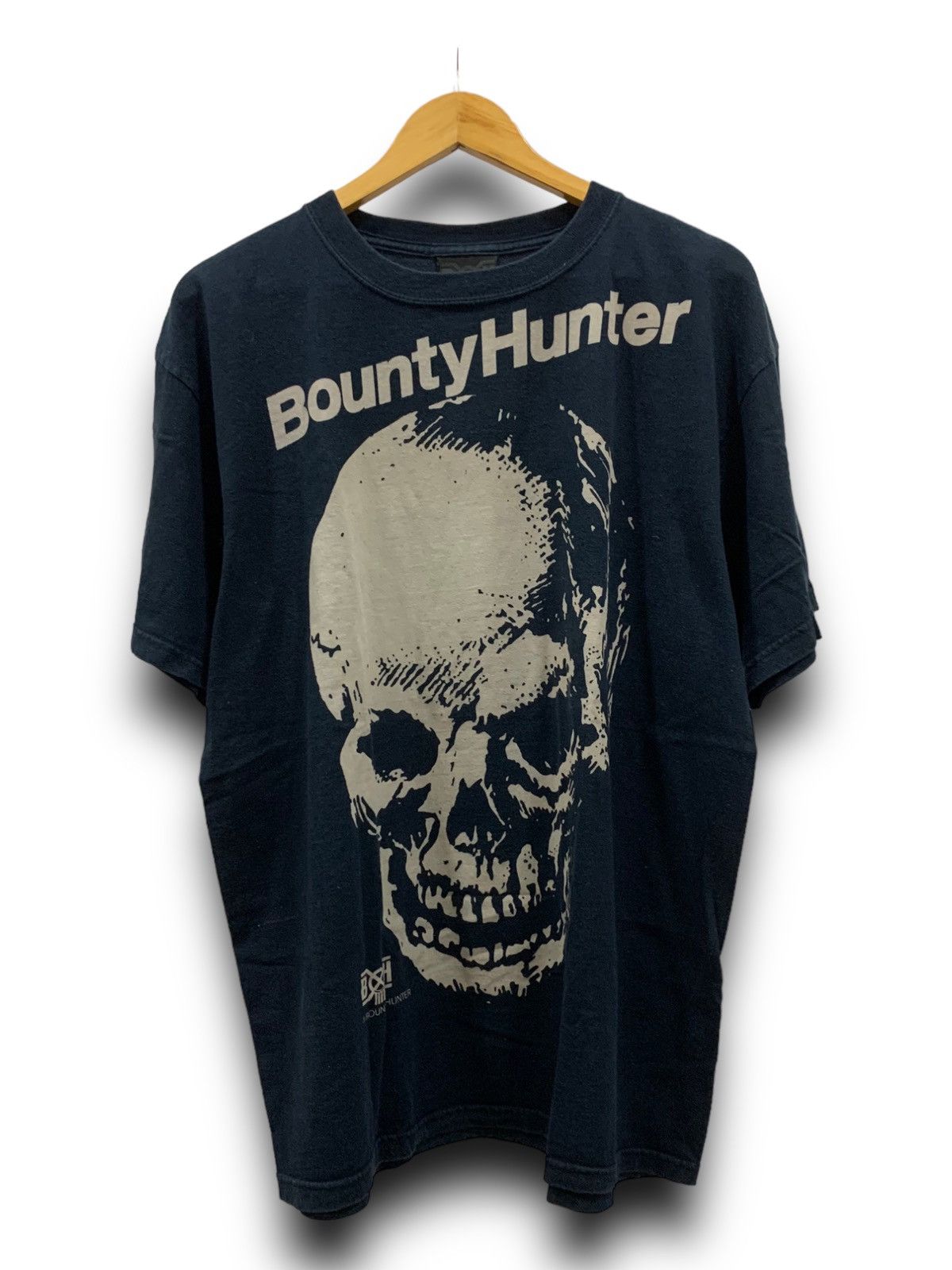 image of Bounty Hunter Skull Tshirt in Black, Men's (Size Large)