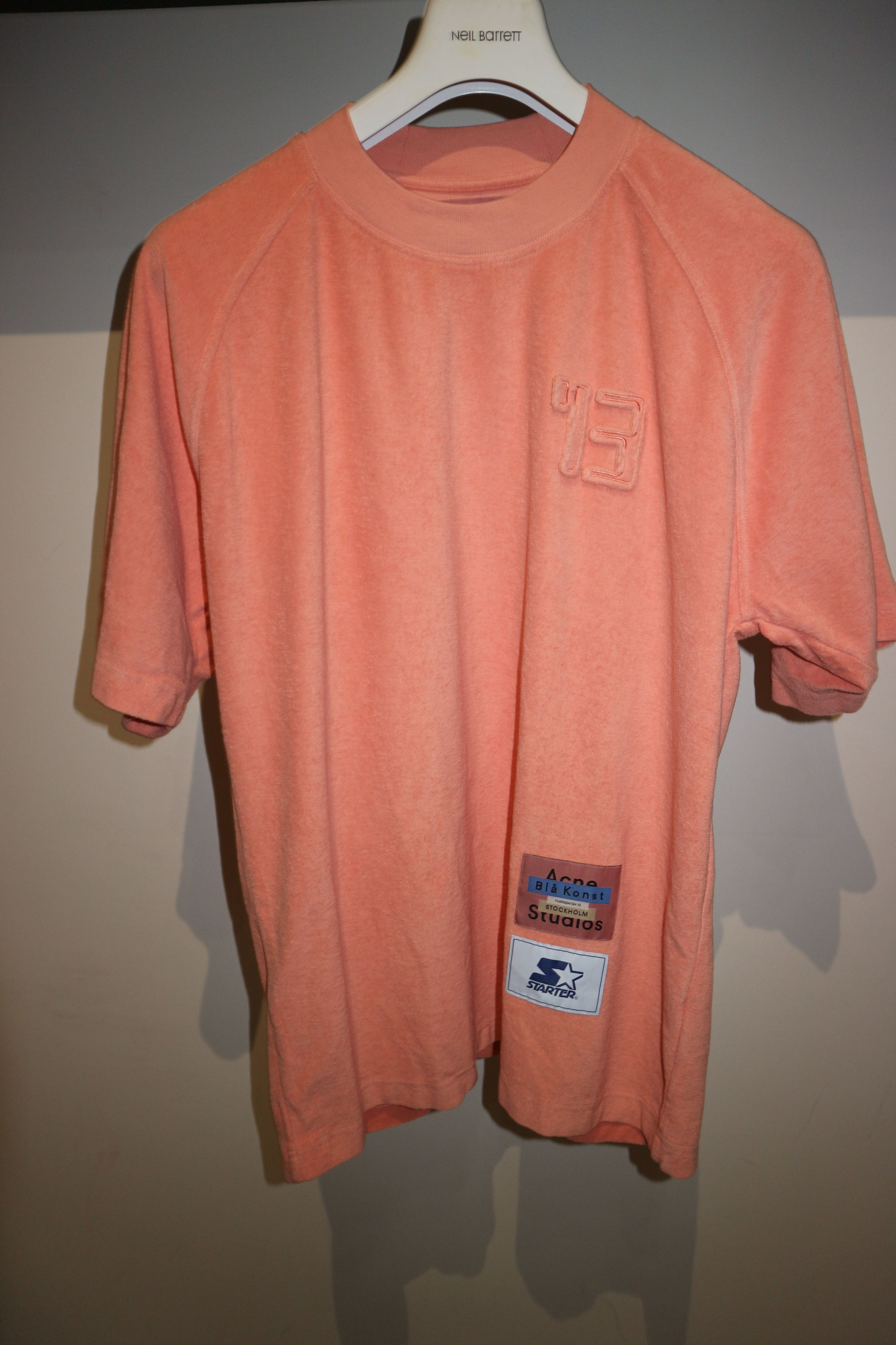 Acne Studios Bla Konst logo towel t-shirt Size US M / EU 48-50 / 2 - 1 Thumbnail