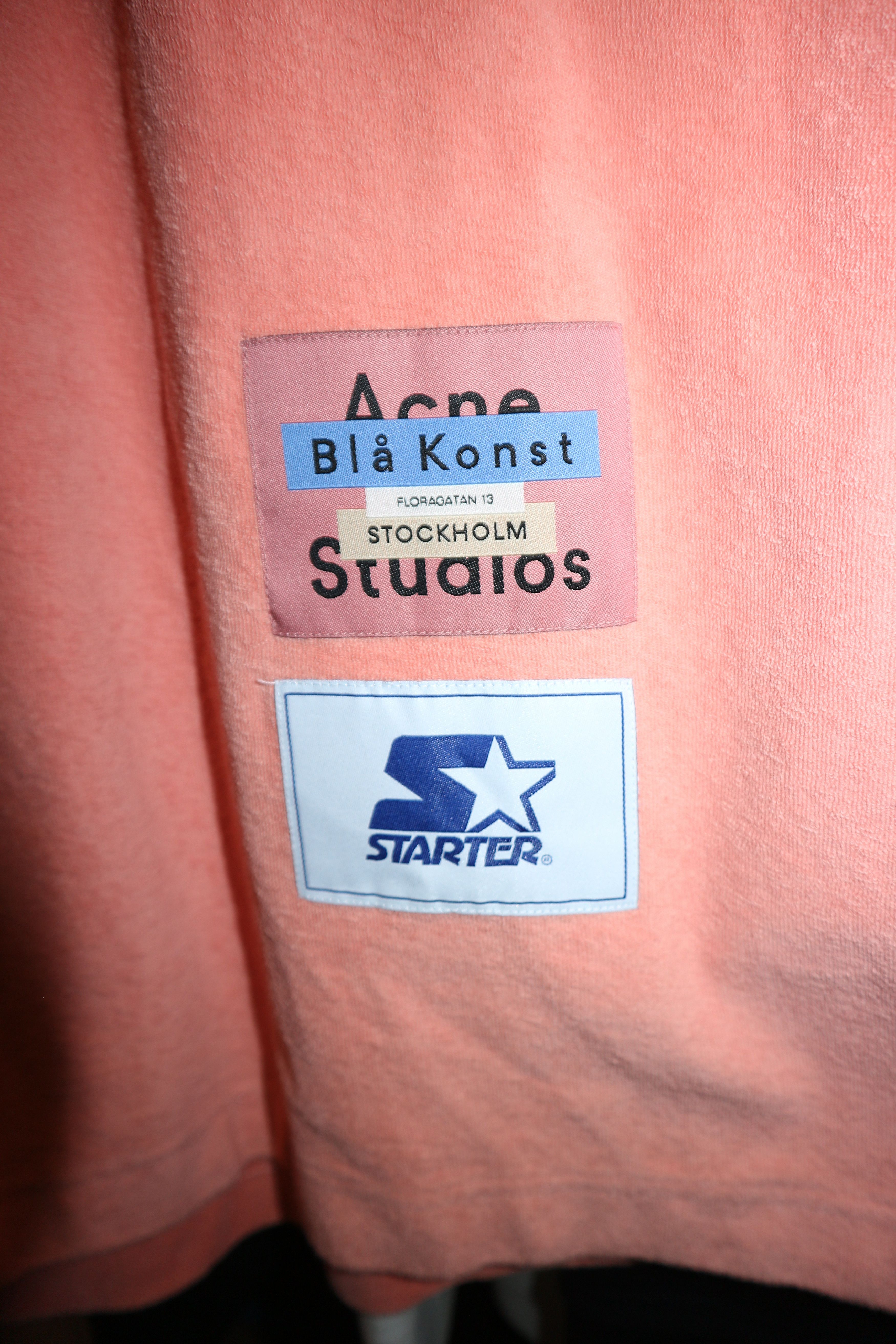 Acne Studios Bla Konst logo towel t-shirt Size US M / EU 48-50 / 2 - 8 Thumbnail