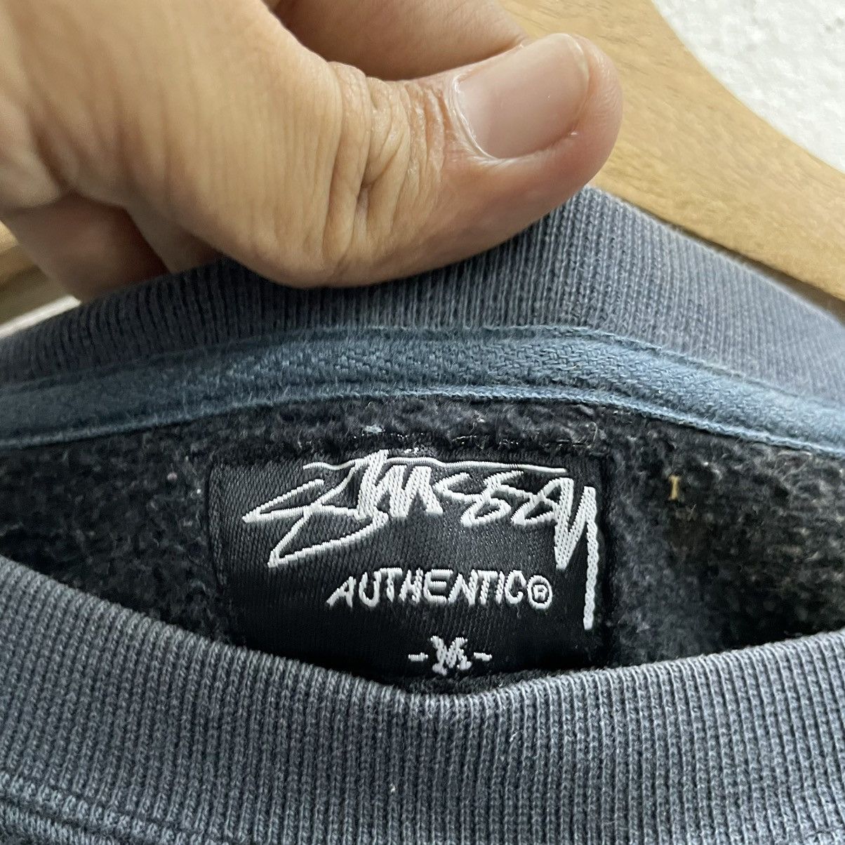 Stussy × Vintage 💥 STUSSY WTAPS LOGO FONT PULLOVER SWEATSHIRT Size US M / EU 48-50 / 2 - 7 Thumbnail