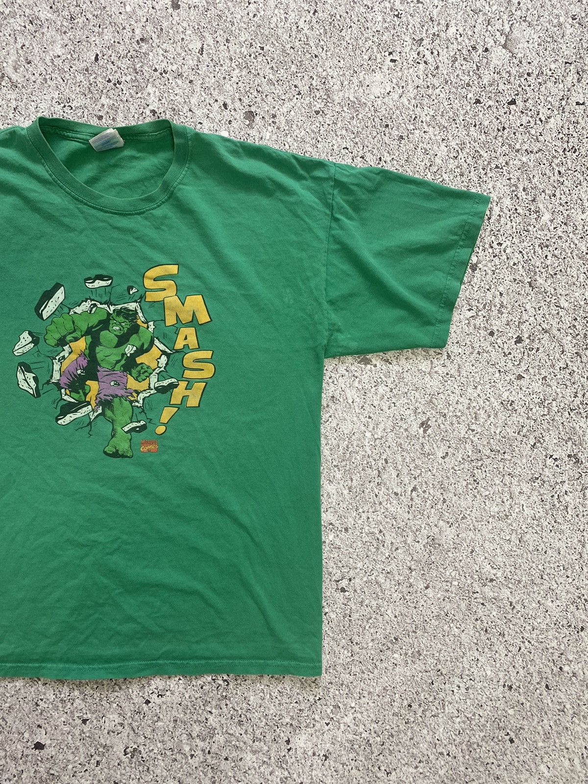 Marvel Comics × Vintage Rare Vintage Marvel Hulk 2007 Big Logo Movie T-Shirt Size US XL / EU 56 / 4 - 3 Thumbnail