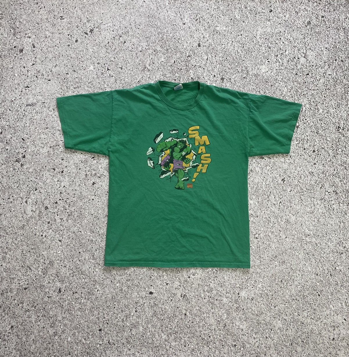 Marvel Comics × Vintage Rare Vintage Marvel Hulk 2007 Big Logo Movie T-Shirt Size US XL / EU 56 / 4 - 1 Thumbnail