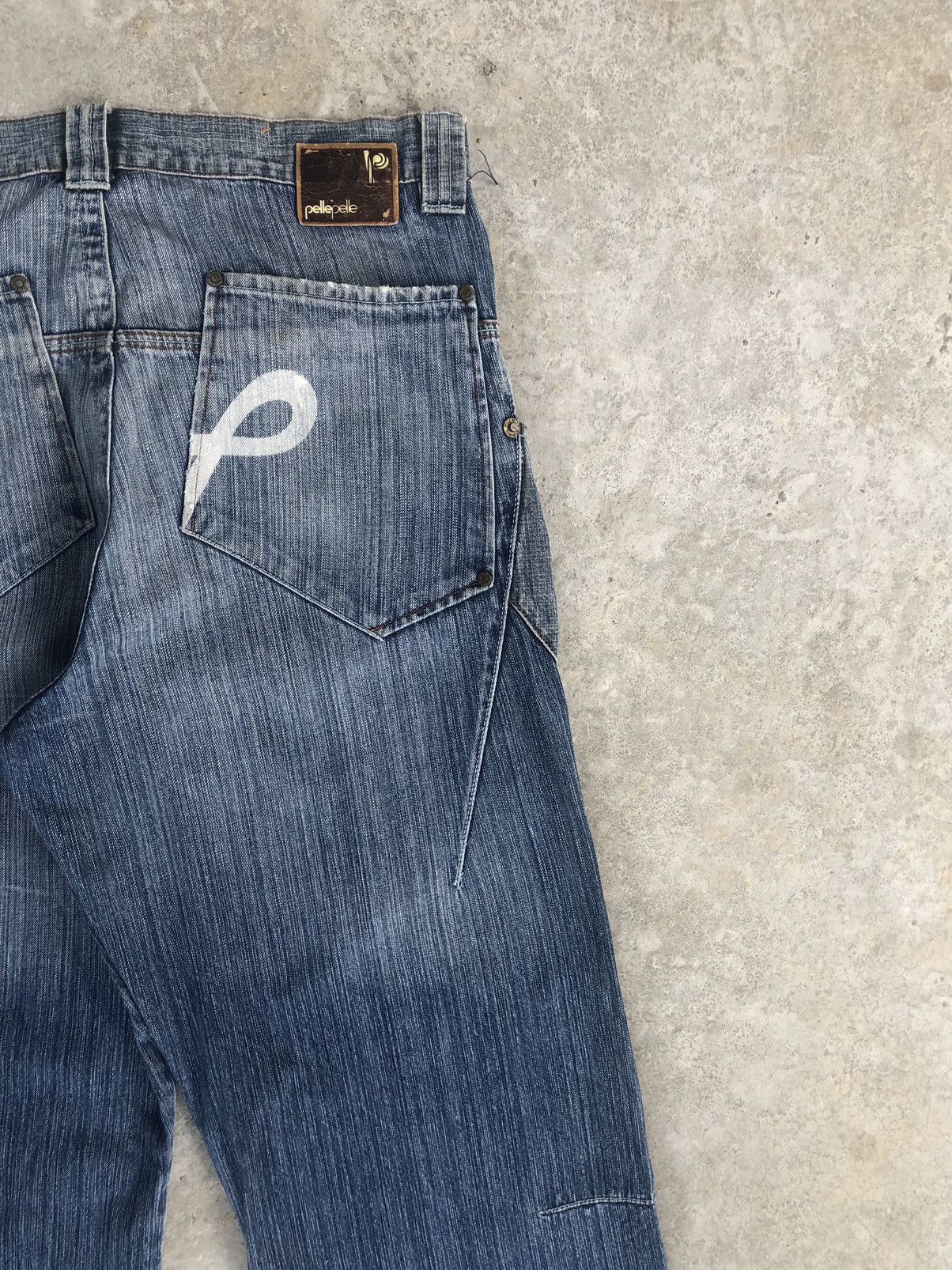 Pelle Pelle Vintage Pelle Pelle Baggy Jeans Hip Hop Skateboards Size US 35 - 12 Thumbnail