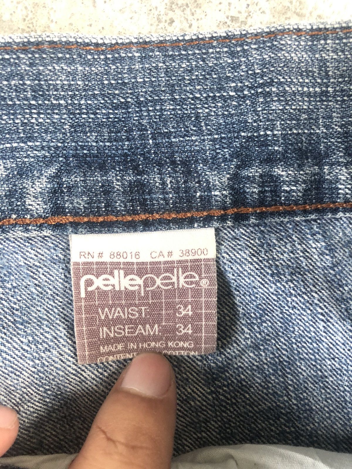 Pelle Pelle Vintage Pelle Pelle Baggy Jeans Hip Hop Skateboards Size US 35 - 16 Thumbnail