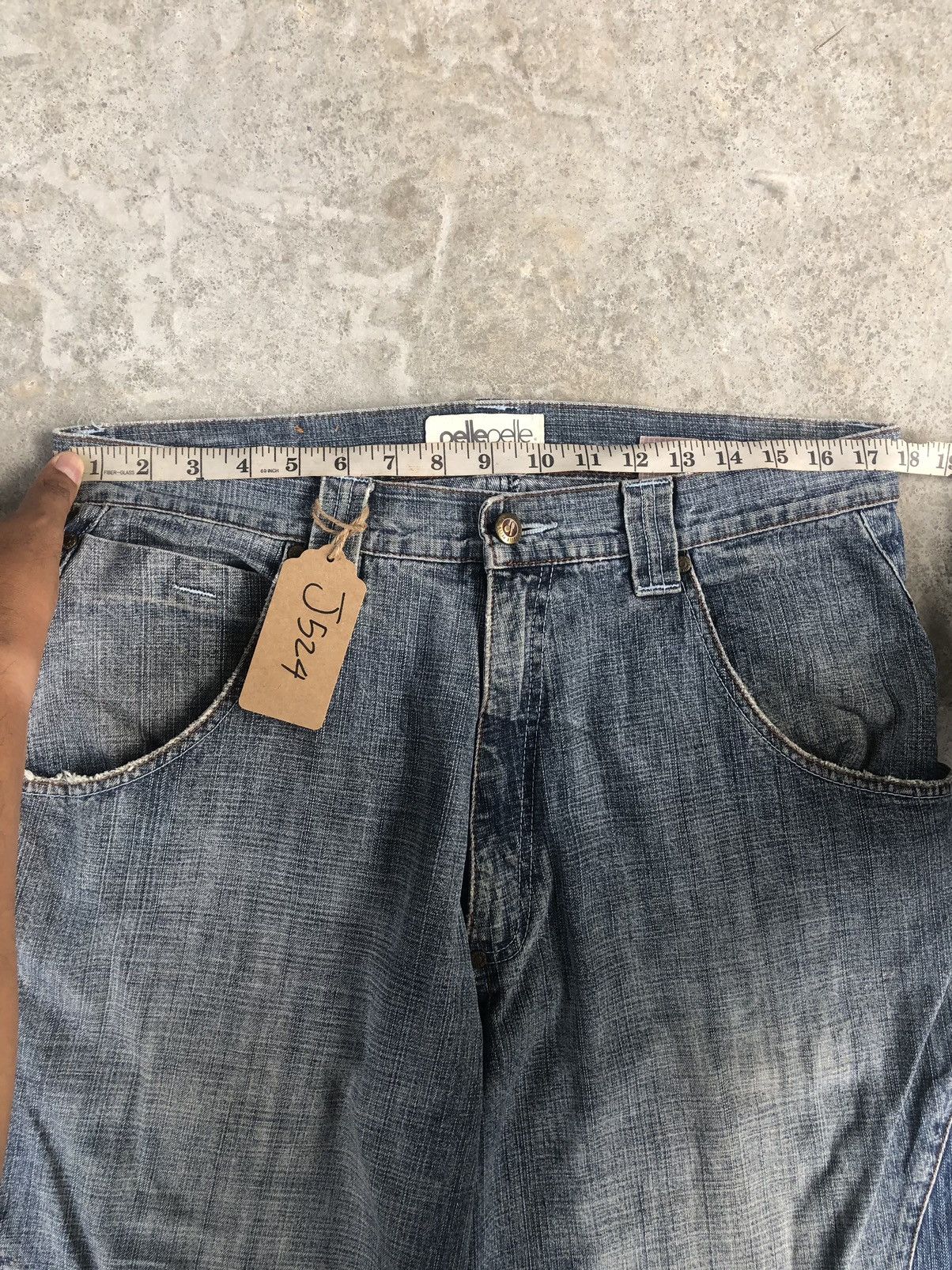 Pelle Pelle Vintage Pelle Pelle Baggy Jeans Hip Hop Skateboards Size US 35 - 18 Thumbnail