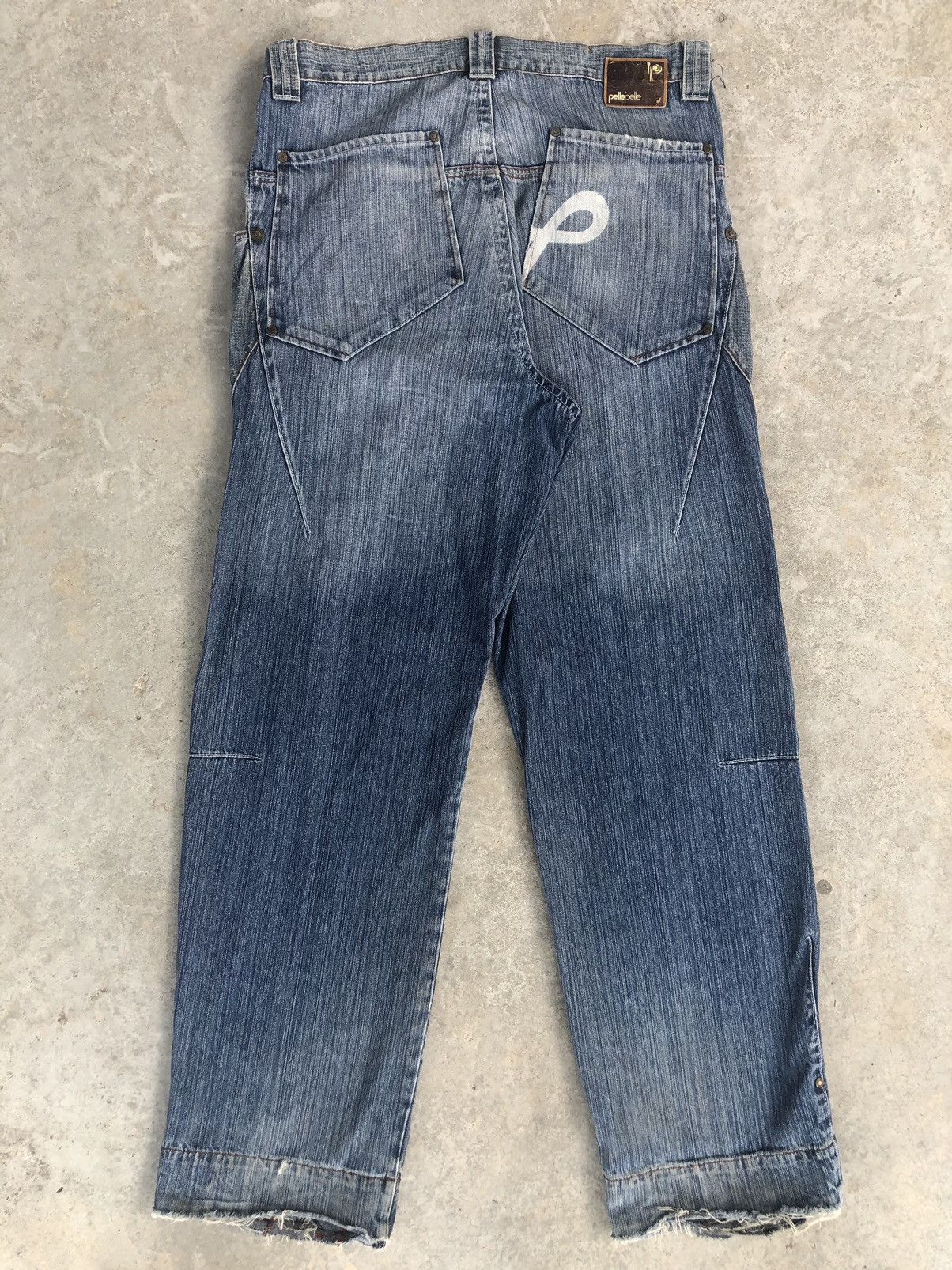 Pelle Pelle Vintage Pelle Pelle Baggy Jeans Hip Hop Skateboards Size US 35 - 2 Thumbnail