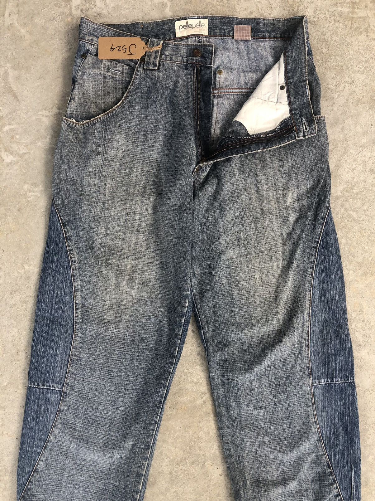 Pelle Pelle Vintage Pelle Pelle Baggy Jeans Hip Hop Skateboards Size US 35 - 3 Thumbnail