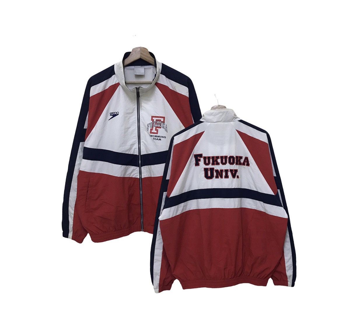 Vintage Vintage Fukuoka University Swimming Team Sportswear Jacket Size US L / EU 52-54 / 3 - 1 Thumbnail