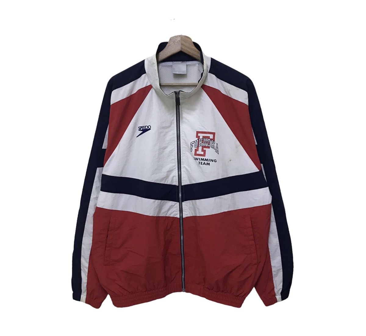 Vintage Vintage Fukuoka University Swimming Team Sportswear Jacket Size US L / EU 52-54 / 3 - 3 Thumbnail