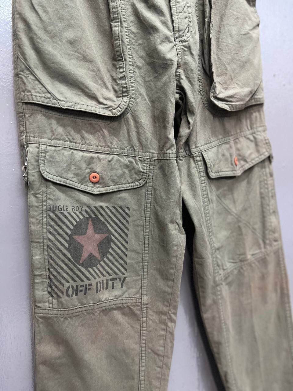 Bugle Boy BUGLE BOY OFF DUTY CARGO PANTS Size US 28 / EU 44 - 5 Thumbnail