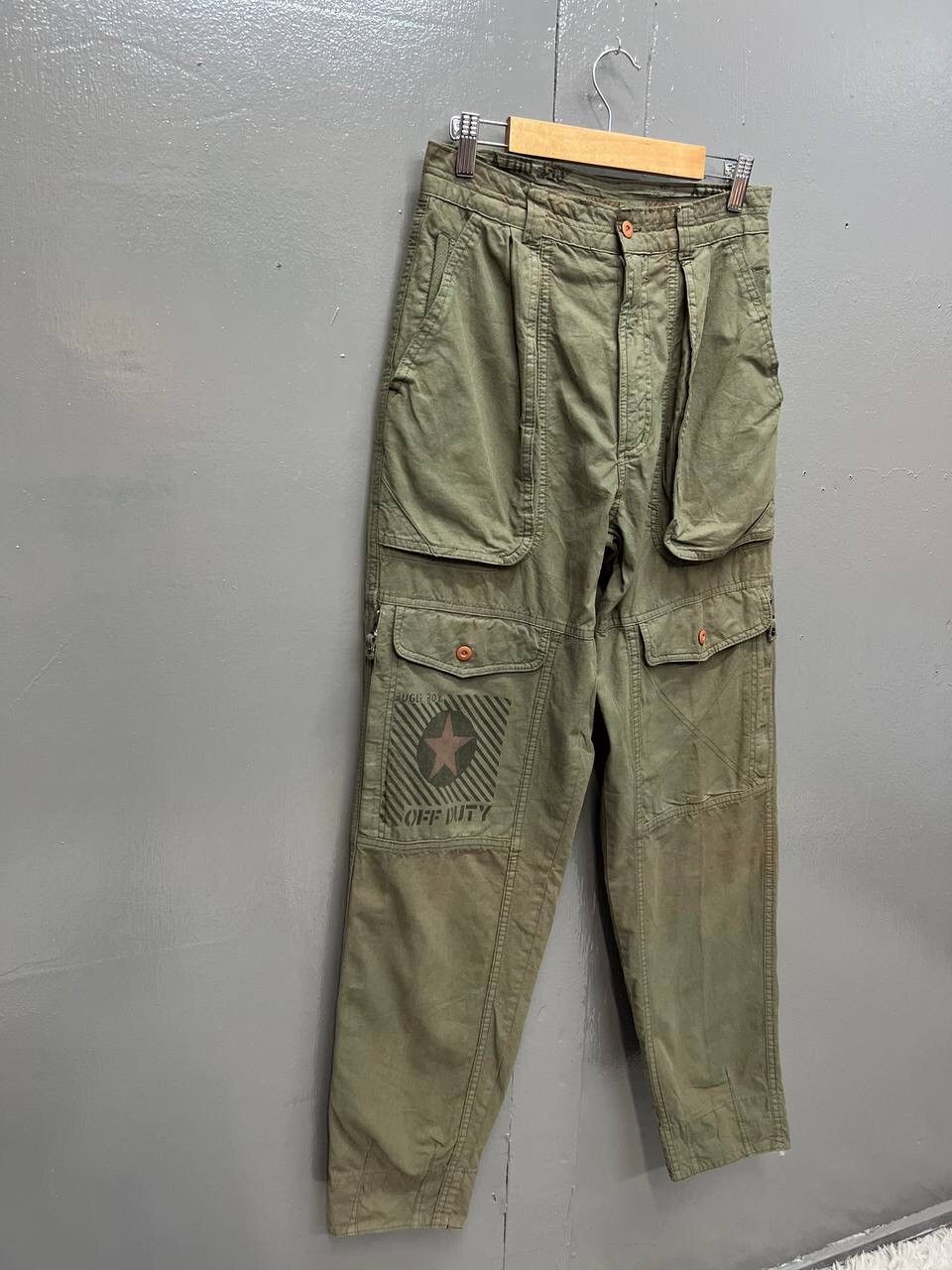 Bugle Boy BUGLE BOY OFF DUTY CARGO PANTS Size US 28 / EU 44 - 2 Thumbnail