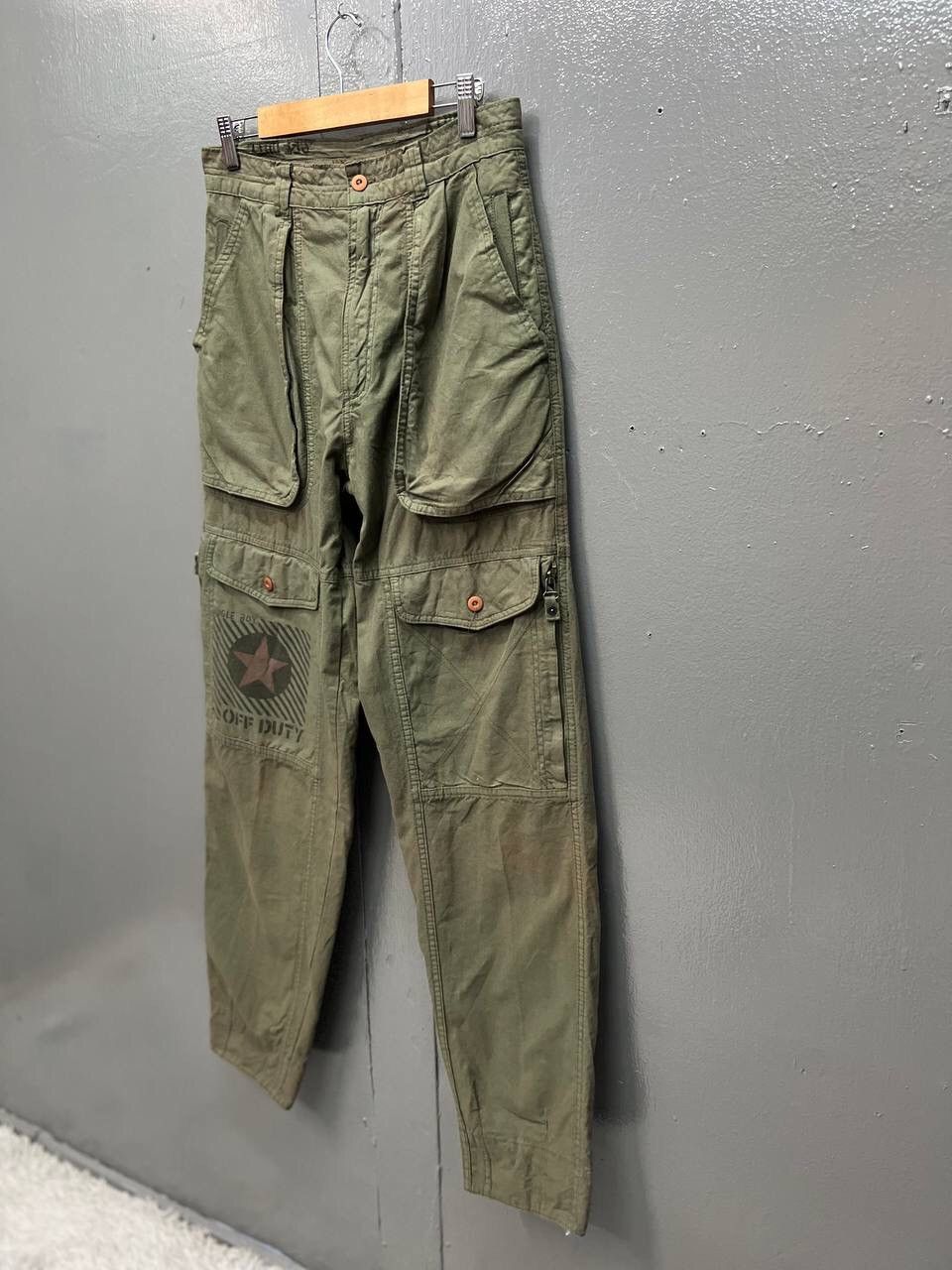 Bugle Boy BUGLE BOY OFF DUTY CARGO PANTS Size US 28 / EU 44 - 3 Thumbnail