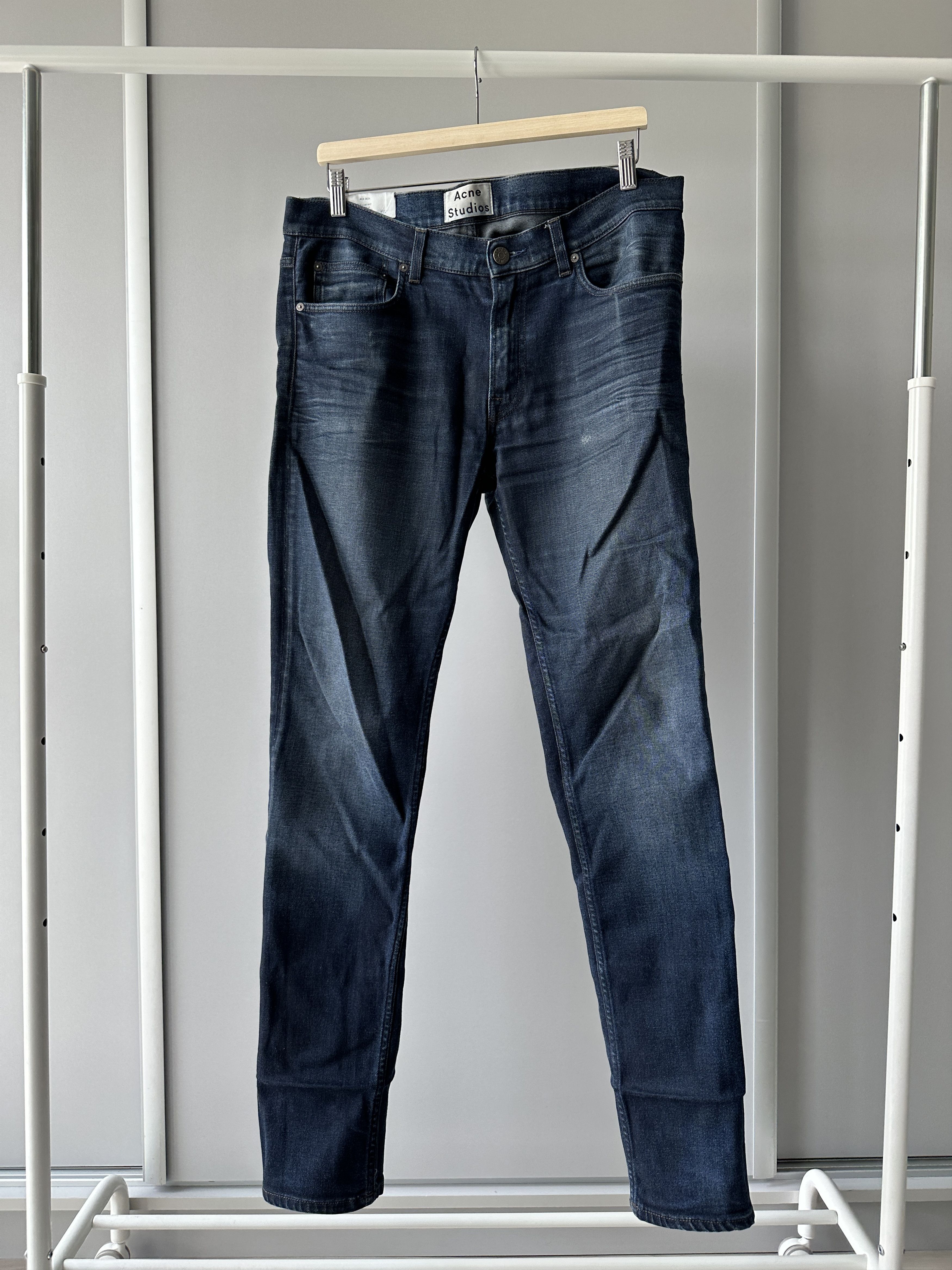 Dark navy ace oreo jeans Acne Studios