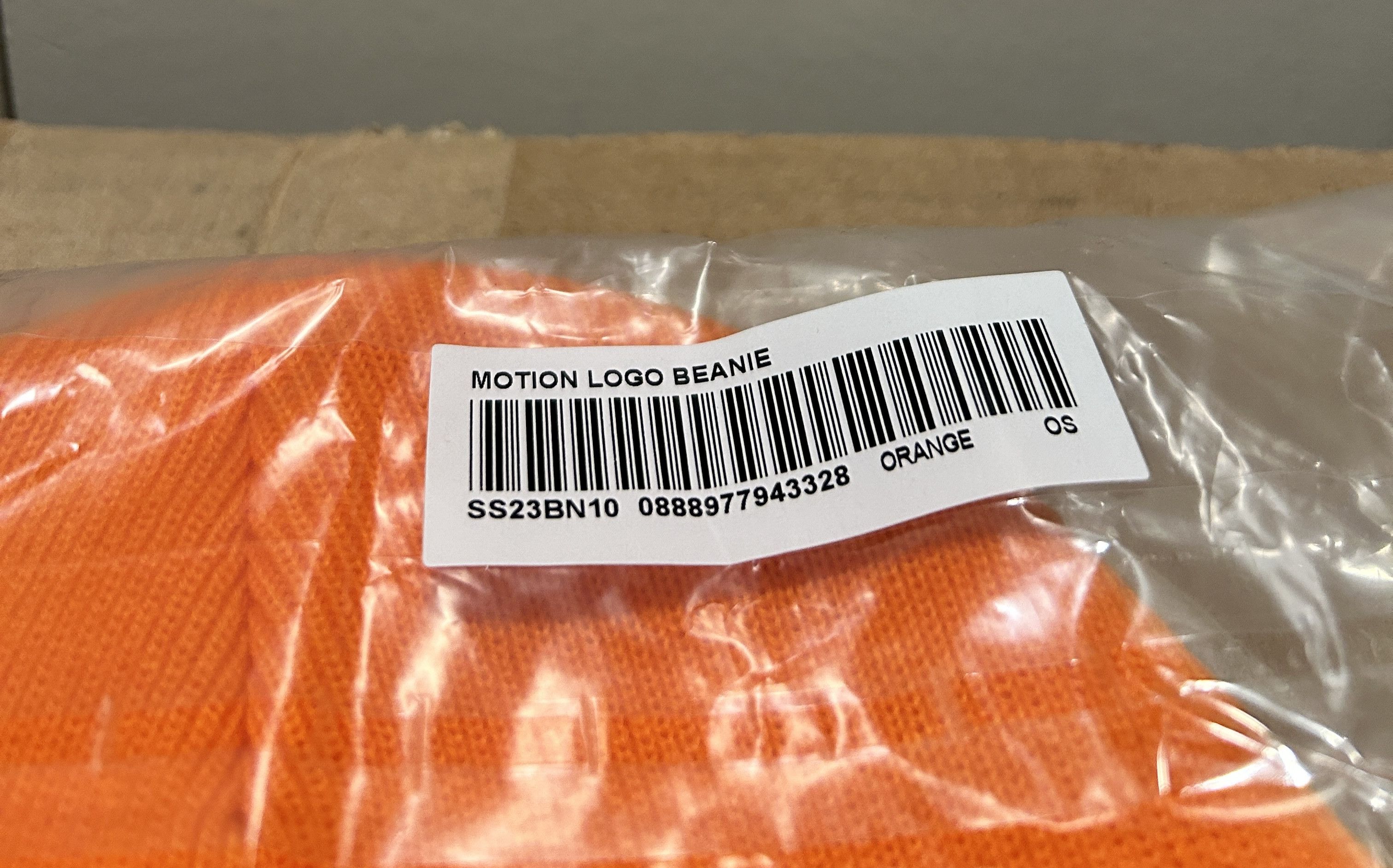 Supreme Supreme MOTION LOGO BEANIE S/S 23- orange Size ONE SIZE - 2 Thumbnail