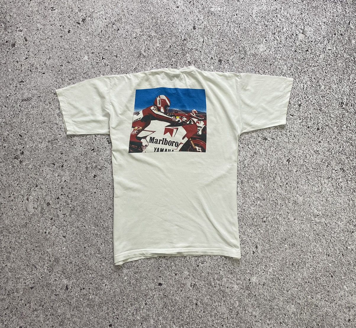 marlboro 車・バイク・自転車 Marlboro YAMAHA Tシャツ
