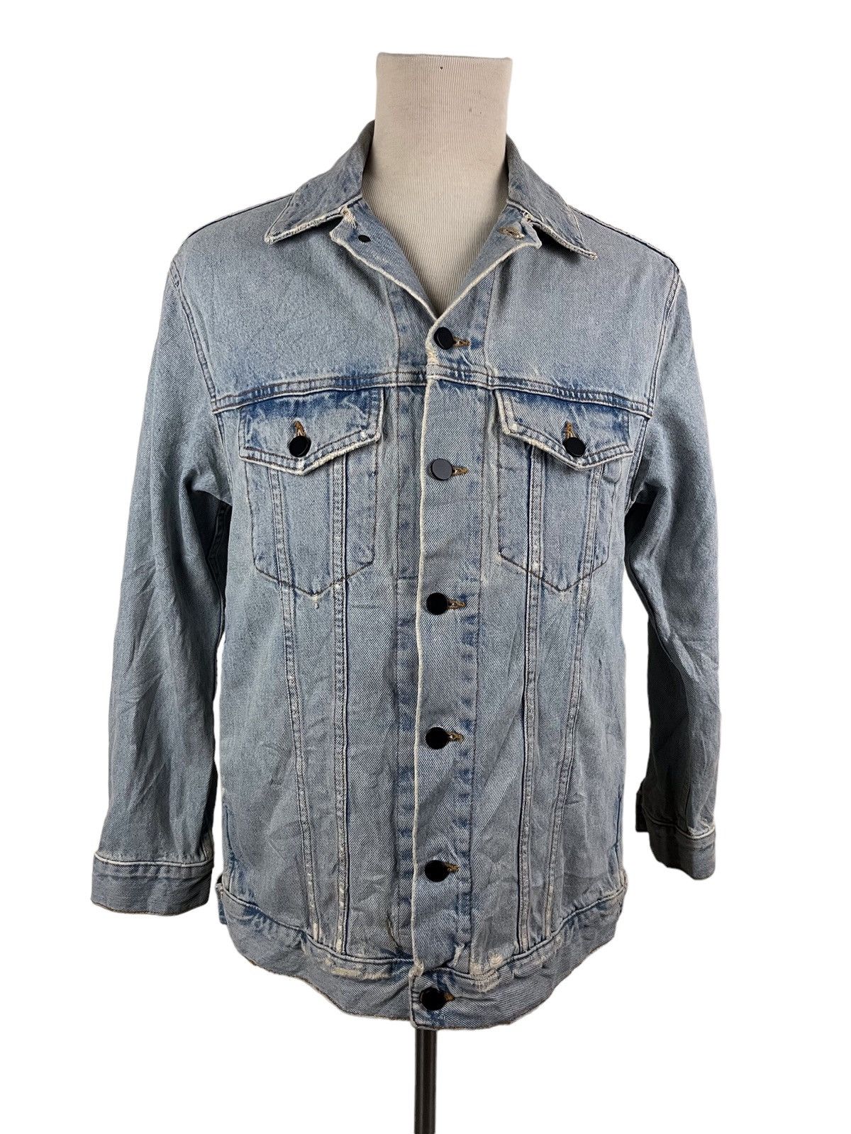 Alexander Wang Rare Alexander Wang x Denim Distressed Jeans Jacket Size US M / EU 48-50 / 2 - 1 Thumbnail
