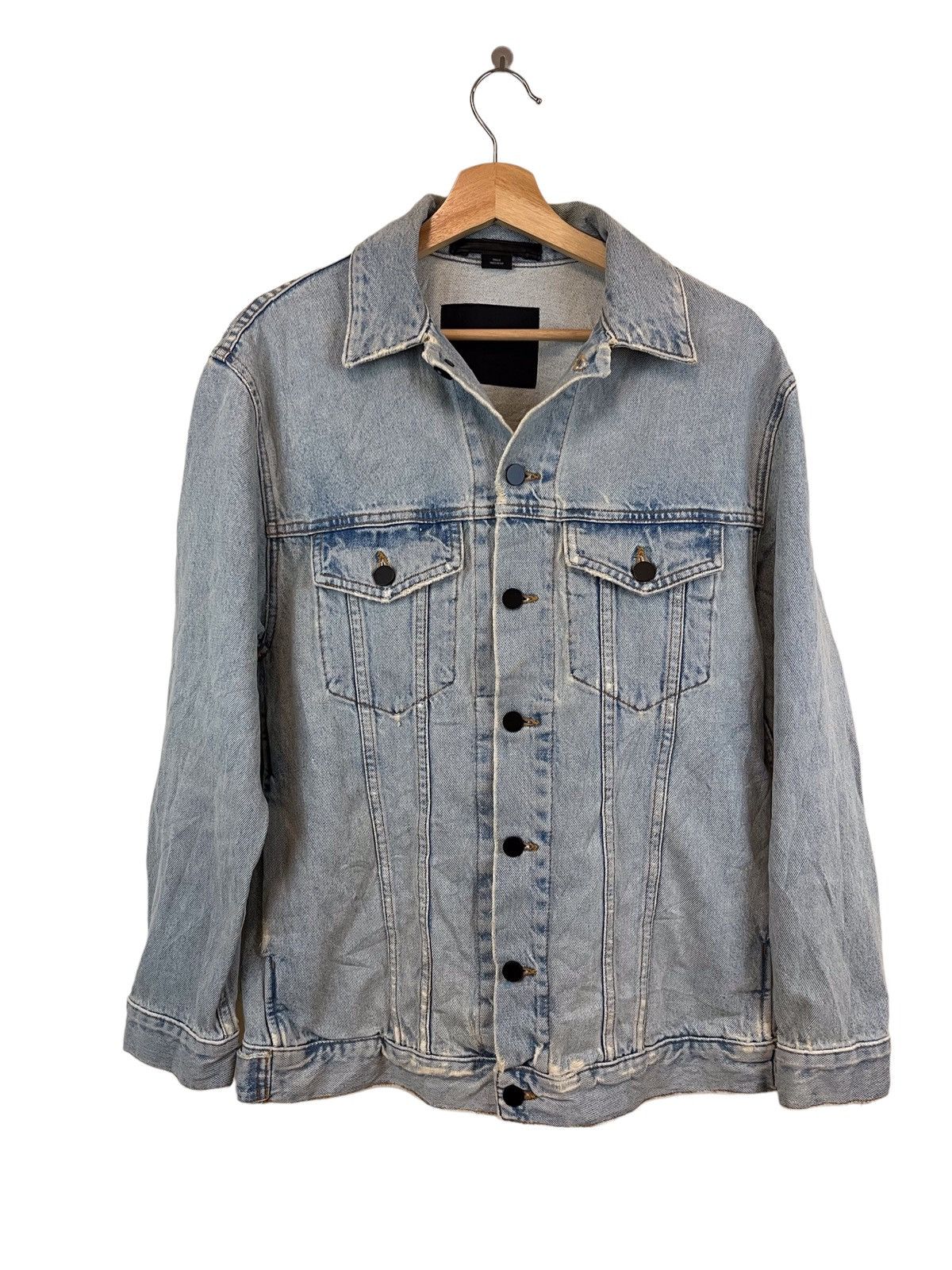 Alexander Wang Rare Alexander Wang x Denim Distressed Jeans Jacket Size US M / EU 48-50 / 2 - 9 Thumbnail