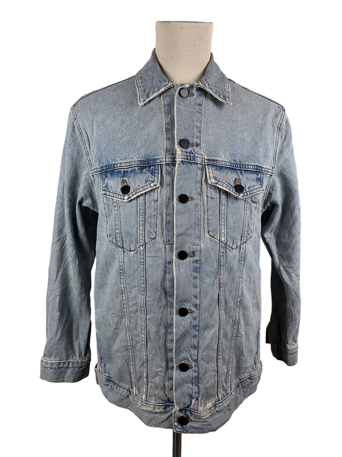 Alexander Wang Rare Alexander Wang x Denim Distressed Jeans Jacket Size US M / EU 48-50 / 2 - 2 Thumbnail
