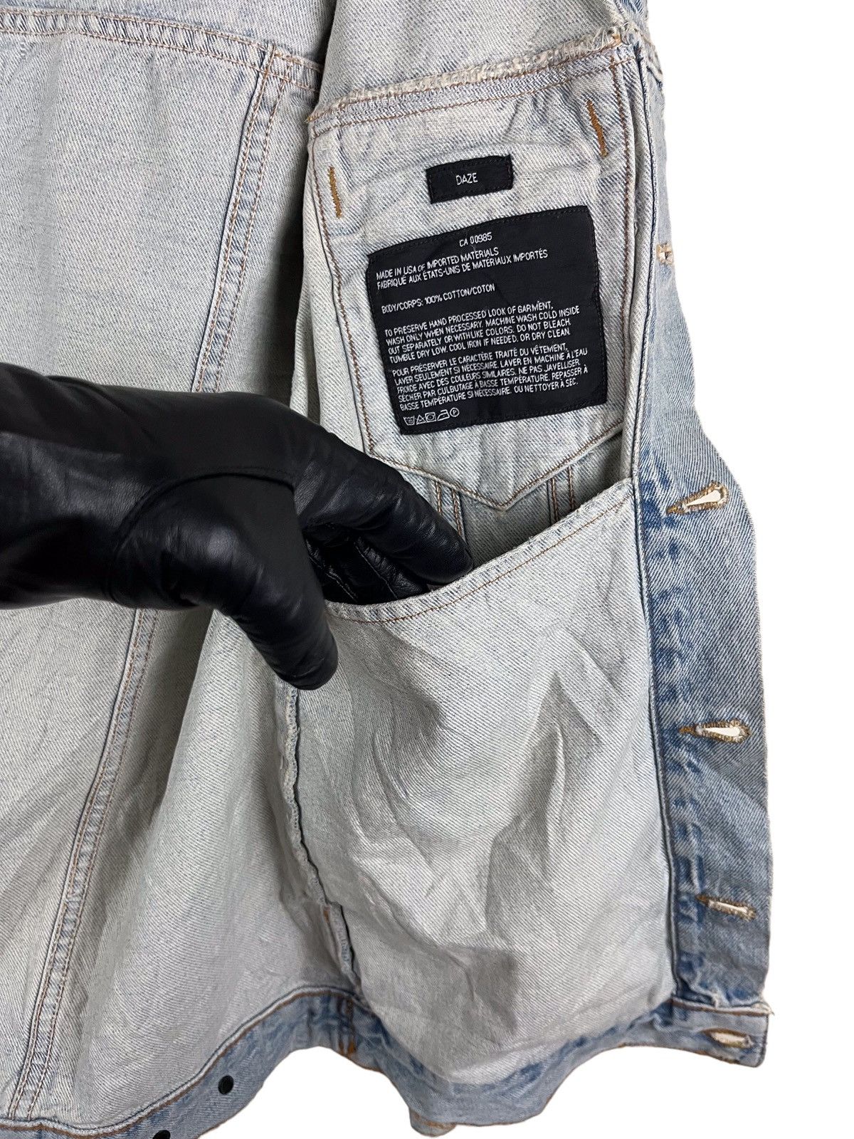 Alexander Wang Rare Alexander Wang x Denim Distressed Jeans Jacket Size US M / EU 48-50 / 2 - 15 Thumbnail