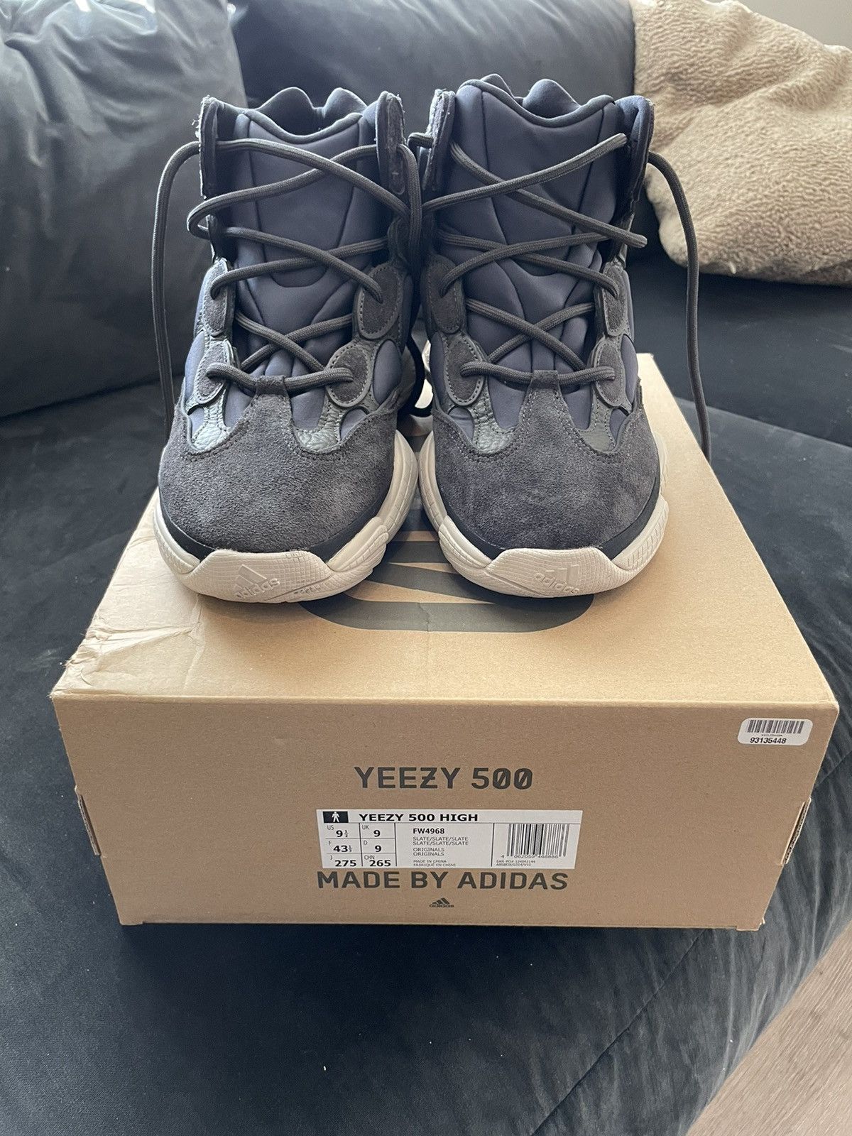 Adidas  Kanye West Yeezy 500 High Slate SZ 9 | Grailed