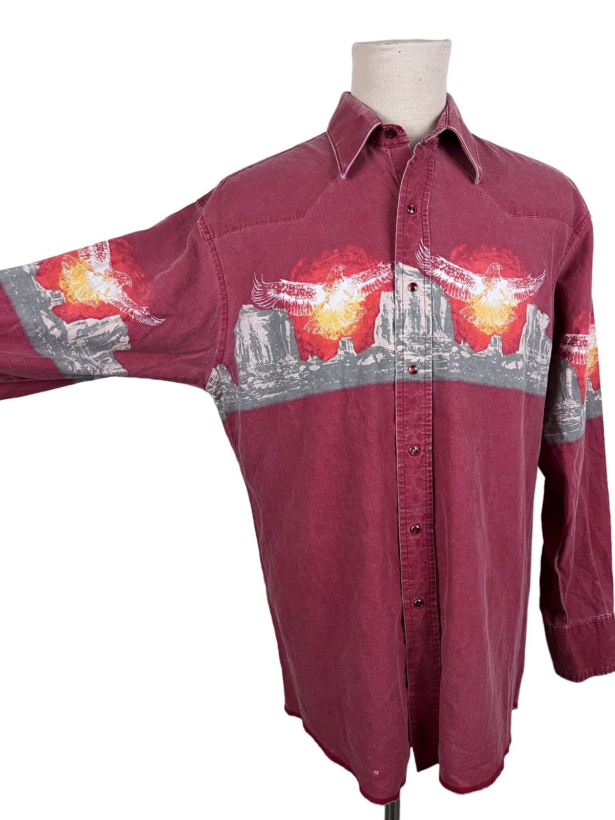 Wrangler RARE 🔥🔥🔥 Vintage 70’s Wrangler Western Shirts Longsleeve Size US L / EU 52-54 / 3 - 6 Thumbnail