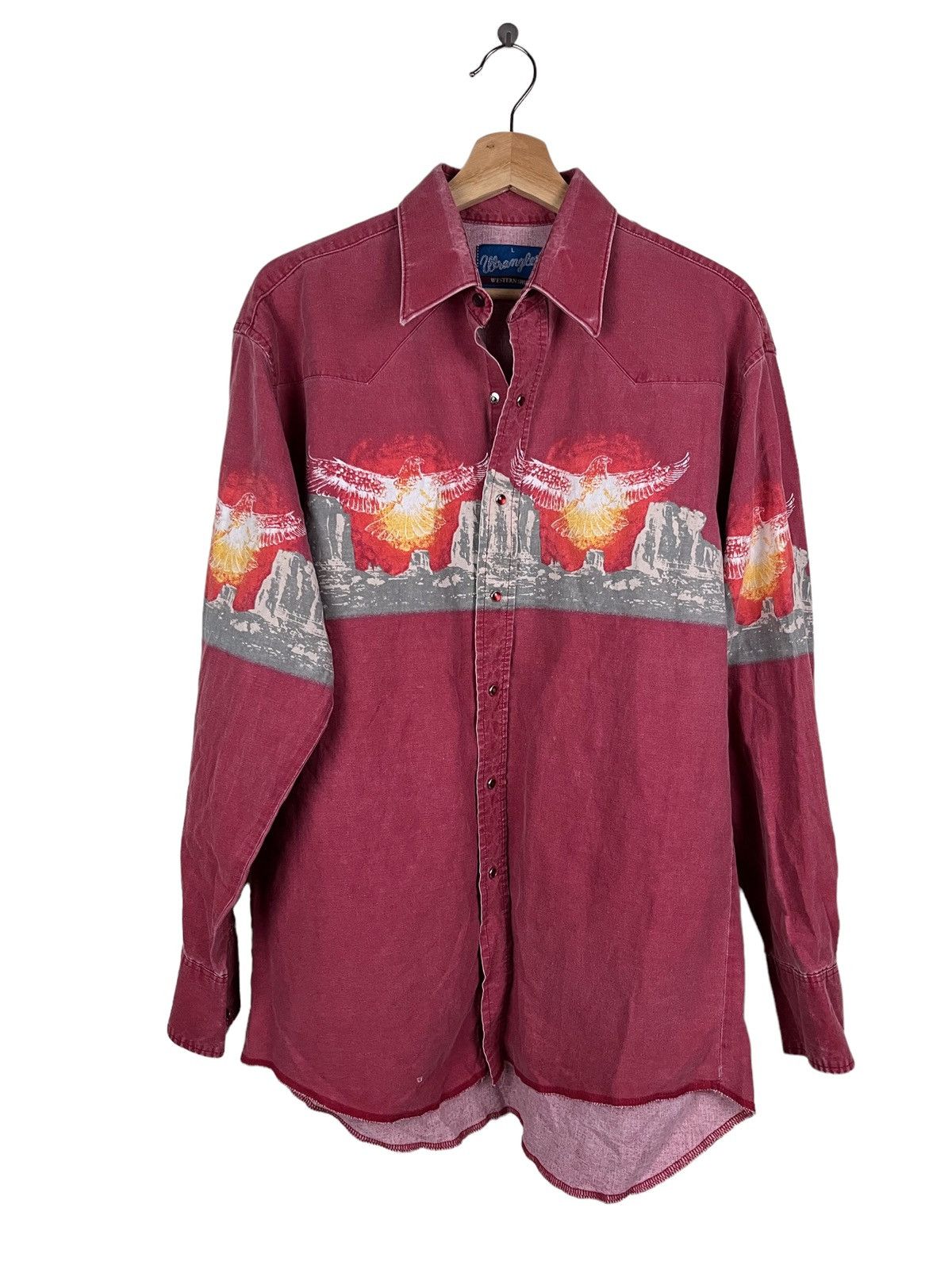 Wrangler RARE 🔥🔥🔥 Vintage 70’s Wrangler Western Shirts Longsleeve Size US L / EU 52-54 / 3 - 1 Thumbnail