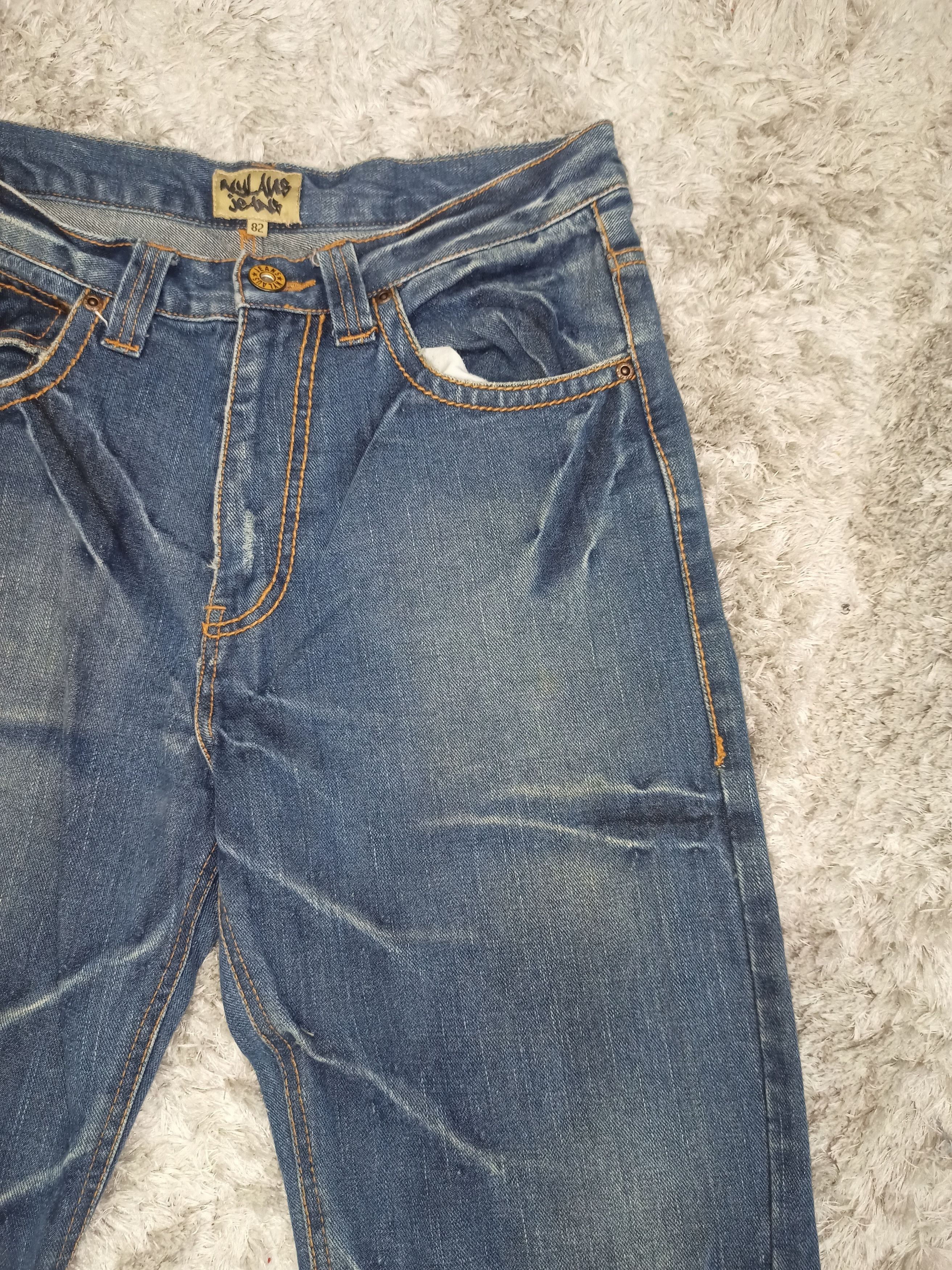 Japanese Brand Japanese Brand NYLAUS Whiskered Flared Jeans Size US 30 / EU 46 - 3 Thumbnail