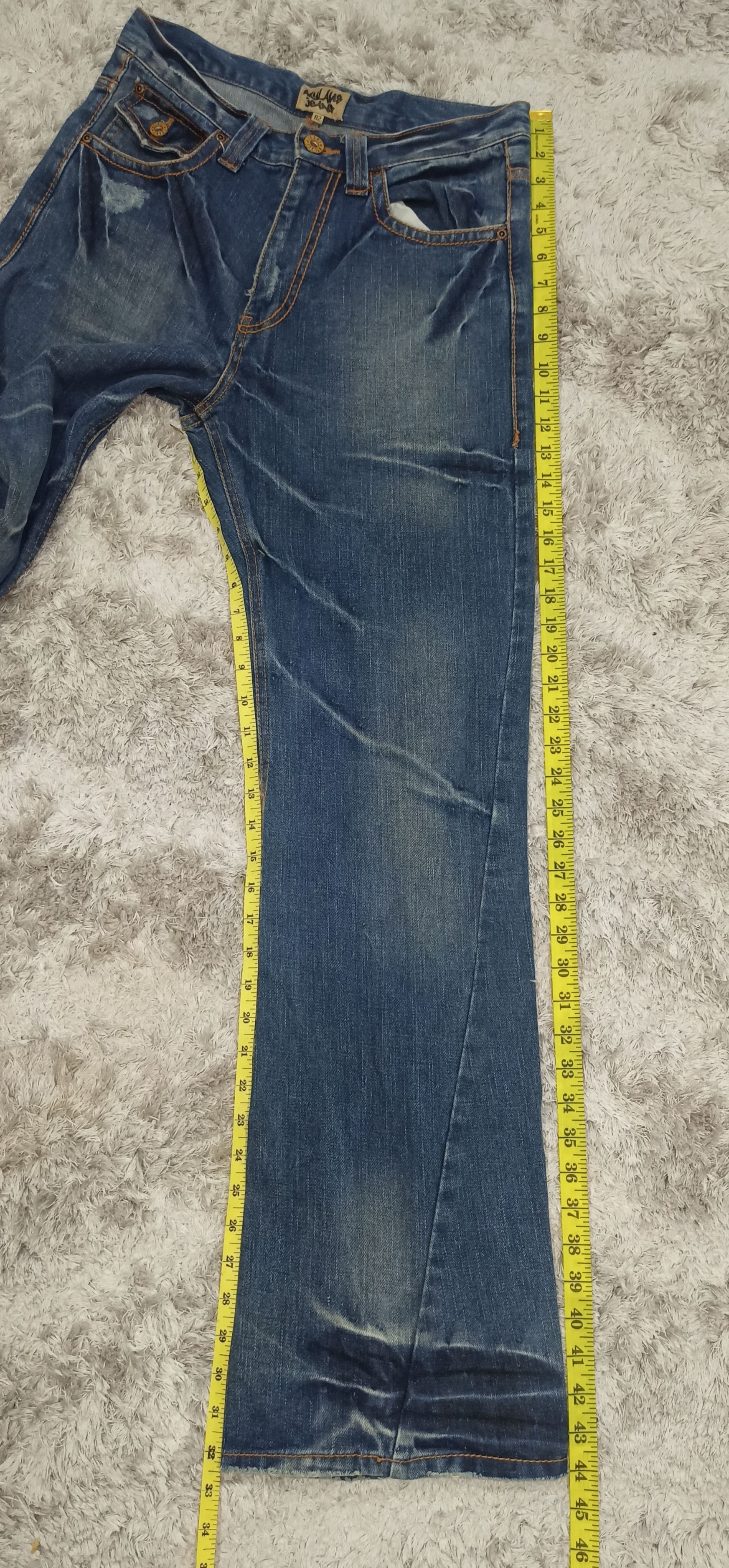 Japanese Brand Japanese Brand NYLAUS Whiskered Flared Jeans Size US 30 / EU 46 - 23 Thumbnail