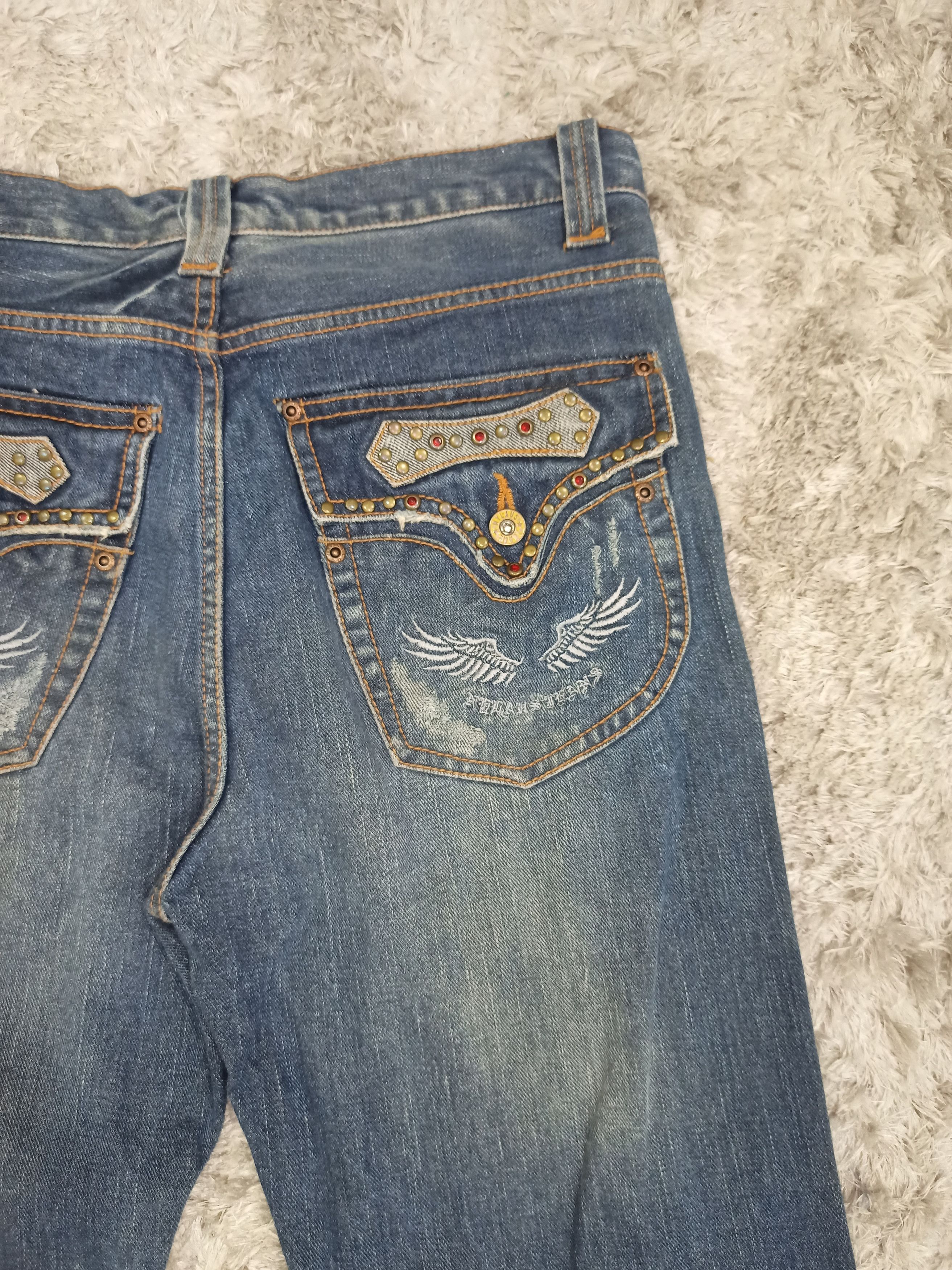 Japanese Brand Japanese Brand NYLAUS Whiskered Flared Jeans Size US 30 / EU 46 - 16 Thumbnail