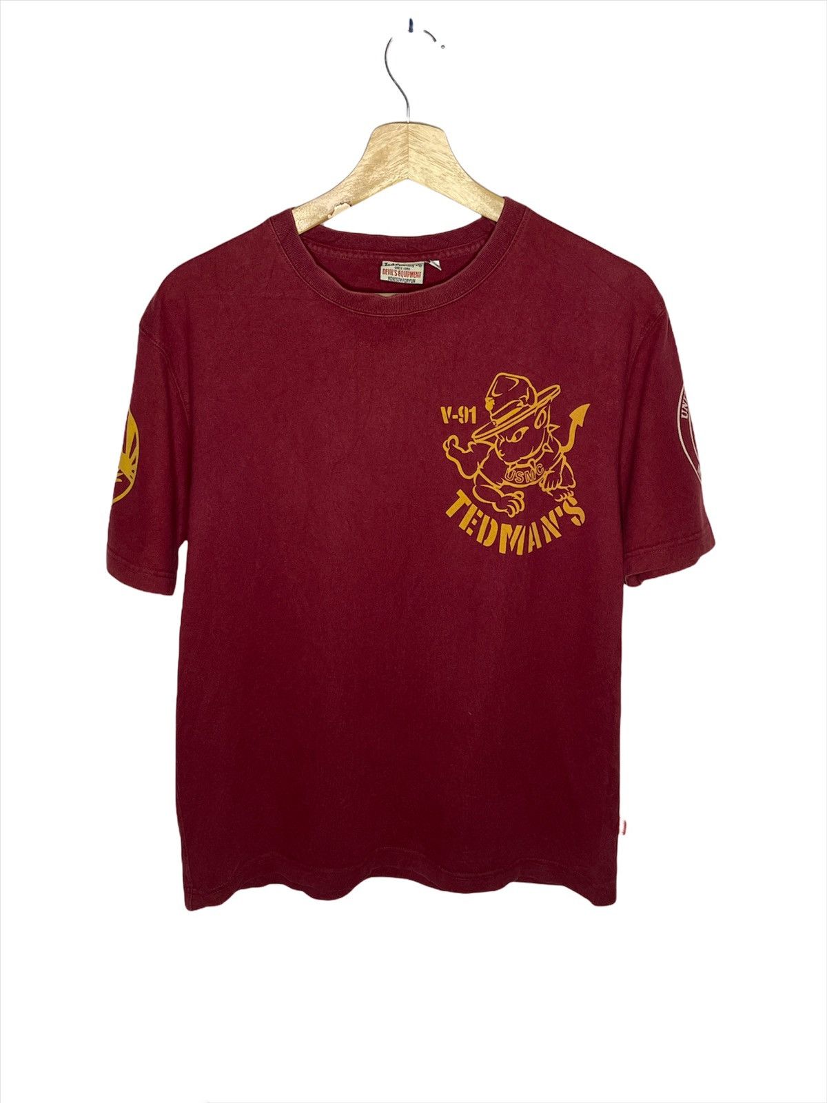 Kapital × Tedman Rare!! Japanese Traditional " Tedman Company " Tshirt Size US M / EU 48-50 / 2 - 2 Thumbnail