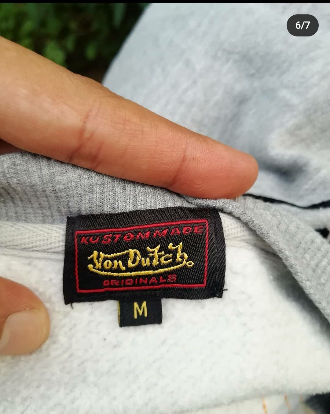 Vintage × Von Dutch Von Dutch Grey Fly Crewneck Size US M / EU 48-50 / 2 - 6 Thumbnail