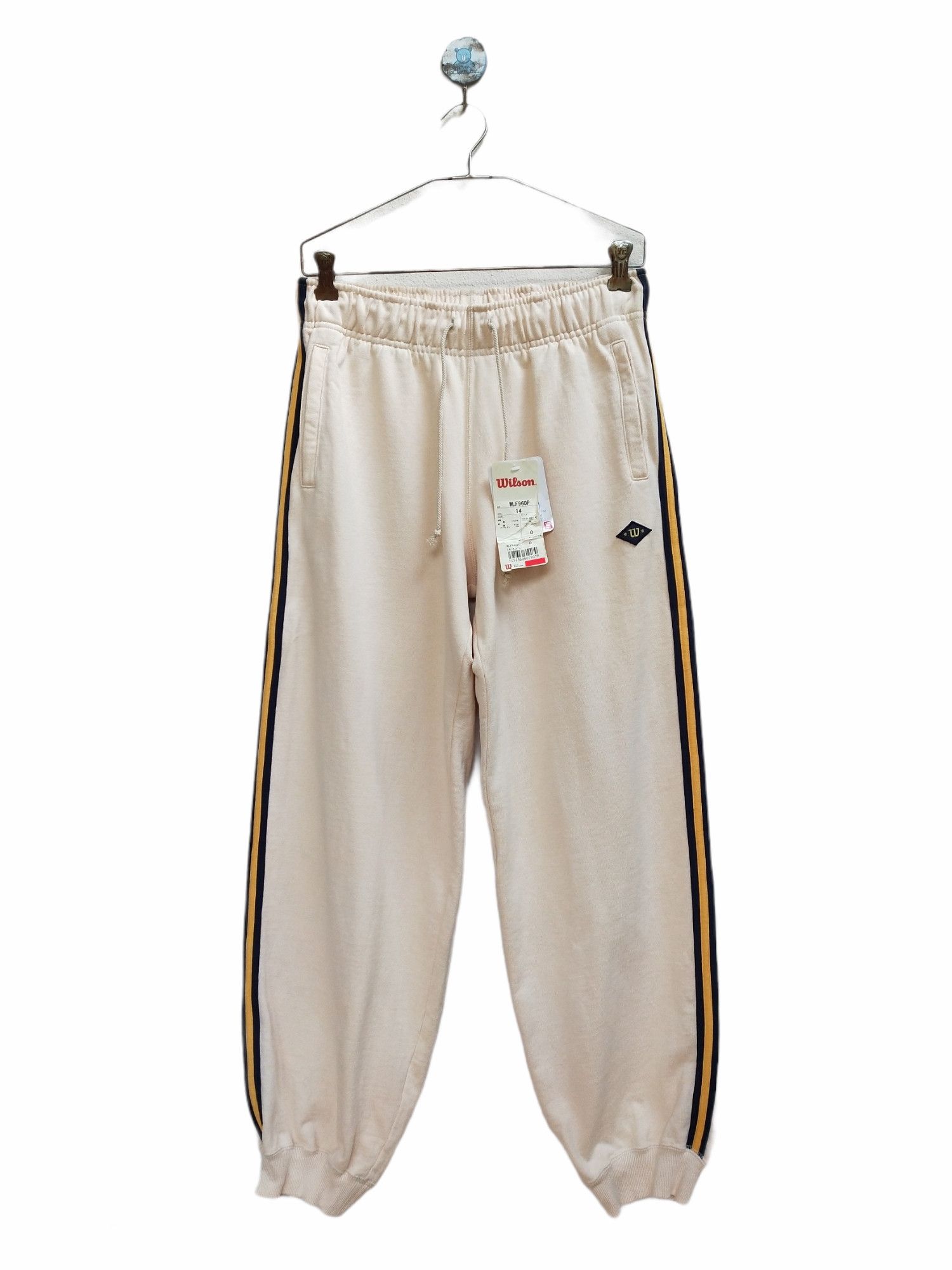Authentic Wilson Athletic Big Spellout Logo Jogger Pants