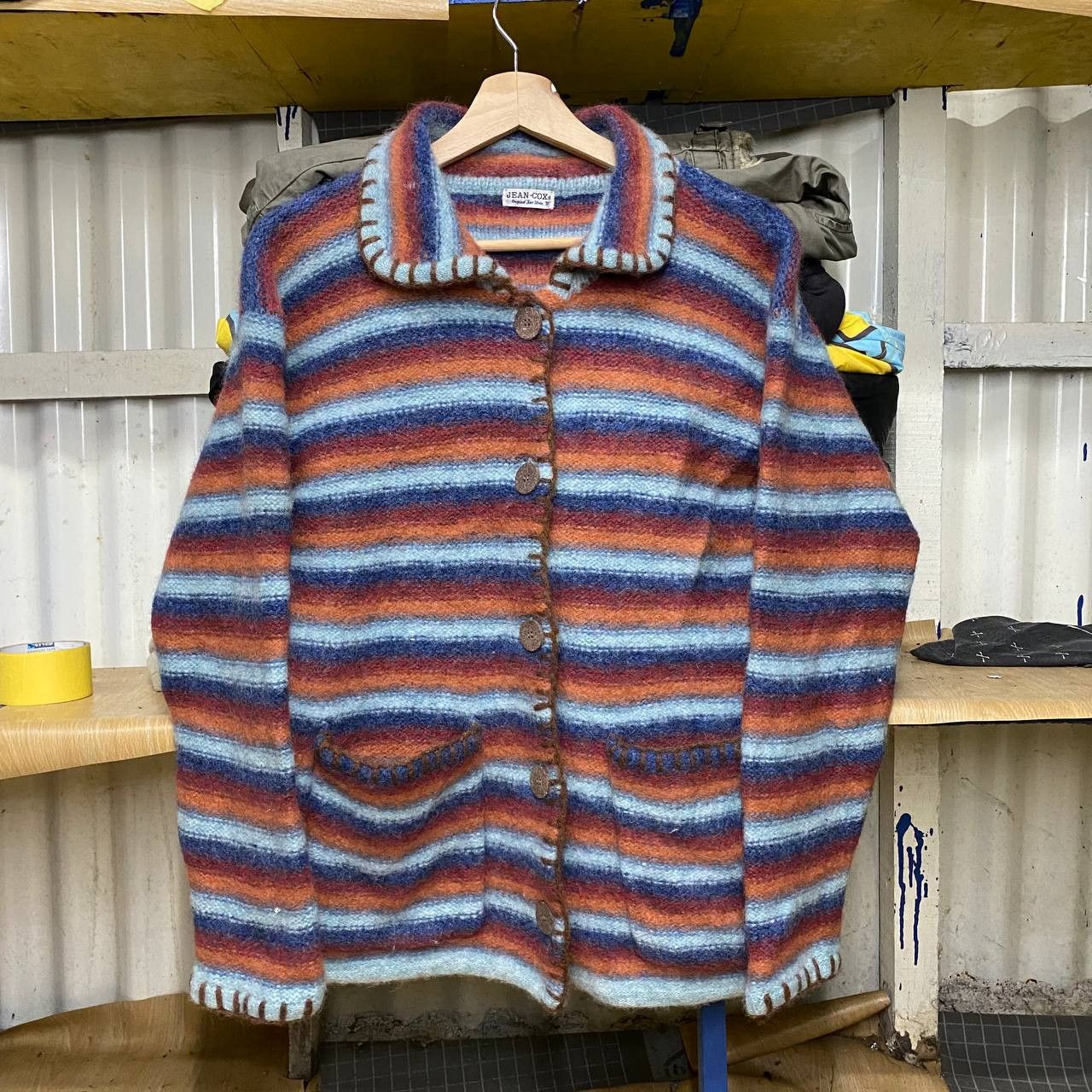 image of Vintage Jean-Cox Cardigan Jacket, Men's (Size Medium)