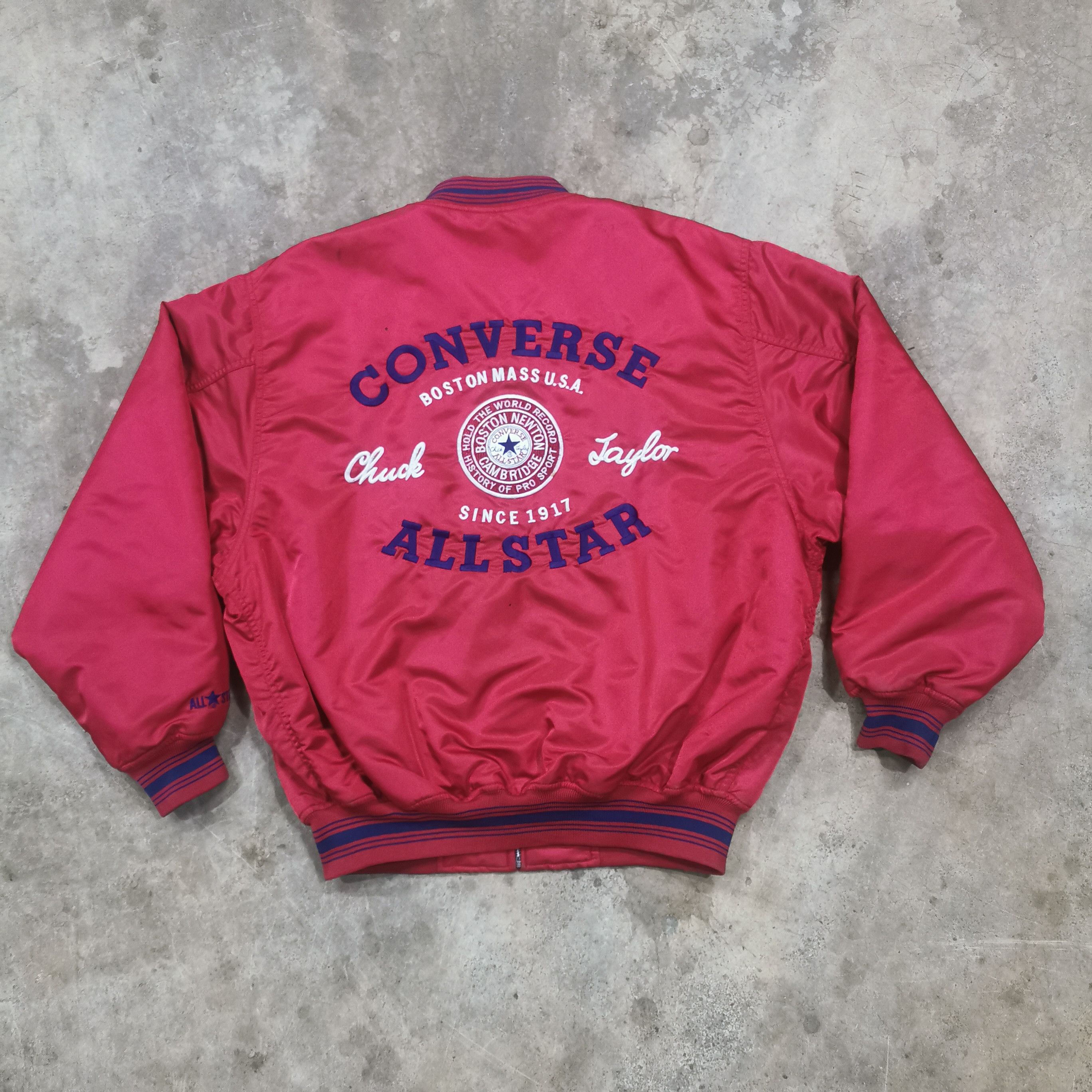 Converse × Vintage converse jacket bomber Size US XL / EU 56 / 4 - 9 Thumbnail