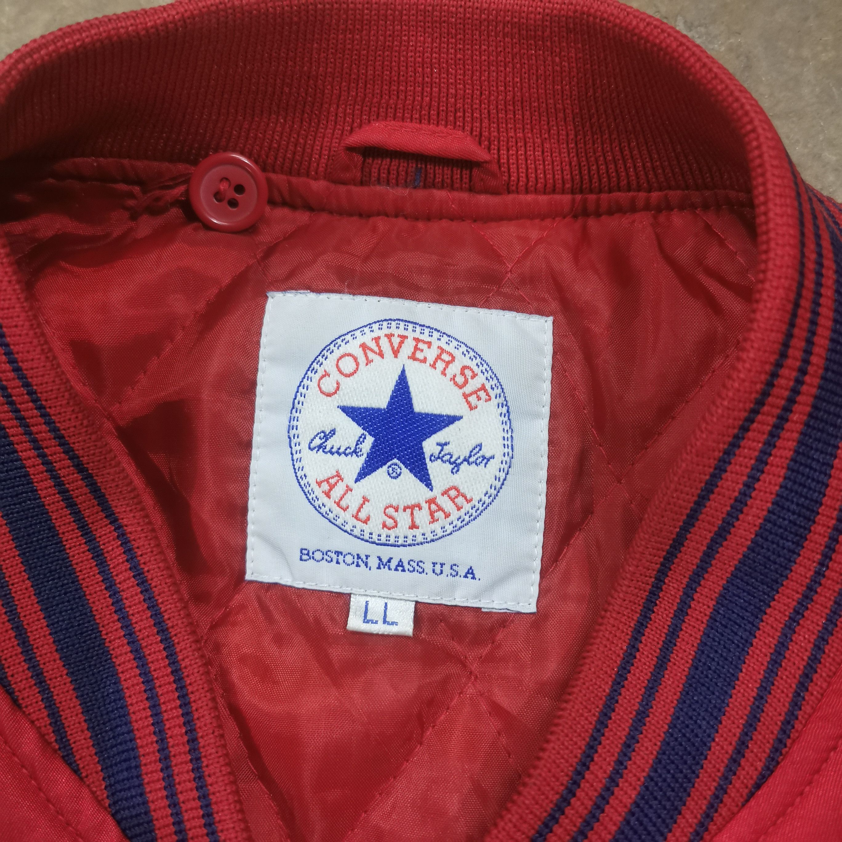 Converse × Vintage converse jacket bomber Size US XL / EU 56 / 4 - 3 Thumbnail