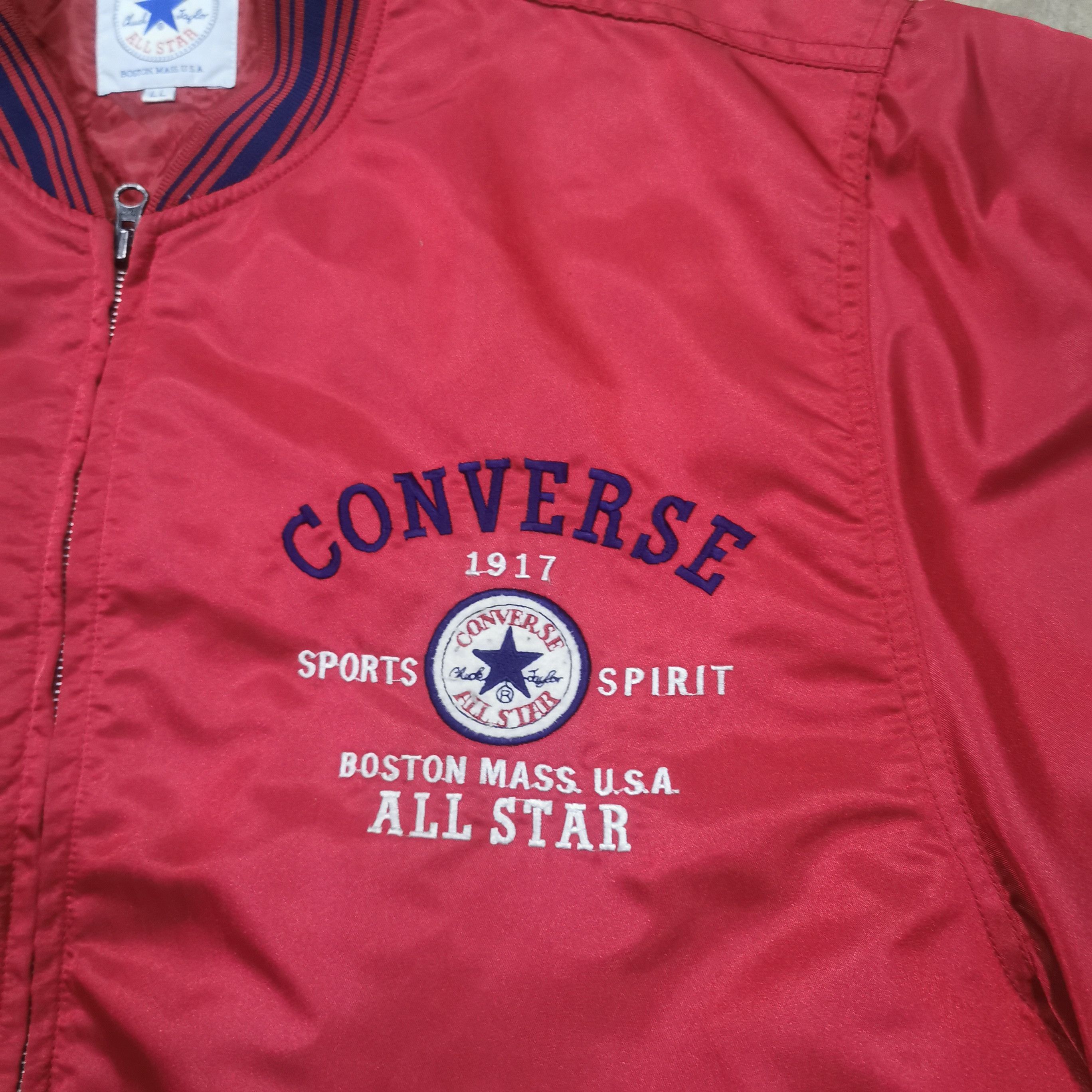 Converse × Vintage converse jacket bomber Size US XL / EU 56 / 4 - 2 Thumbnail