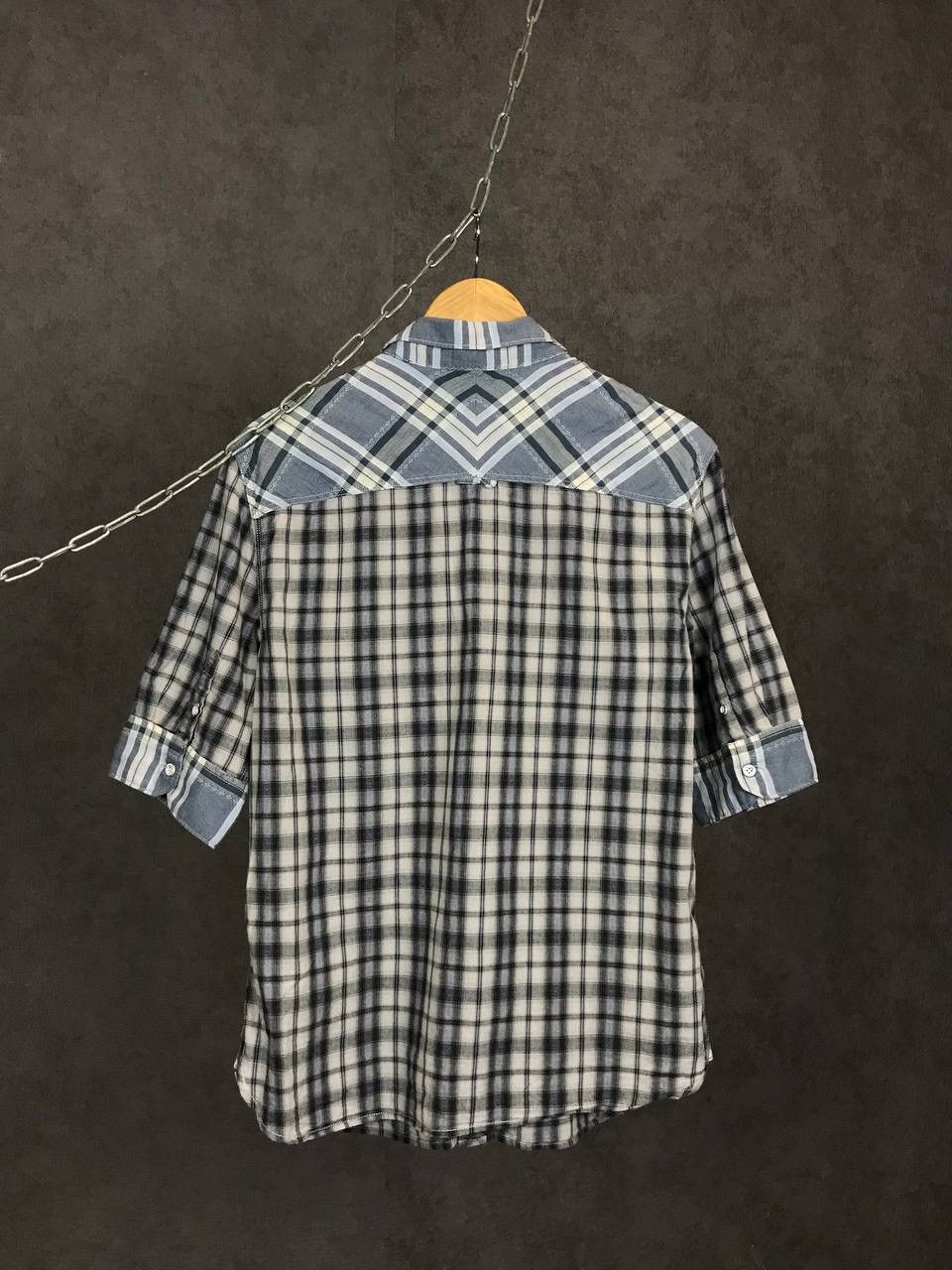 Allsaints Allsaints luxury streetwear vintage shirt Size US M / EU 48-50 / 2 - 6 Thumbnail