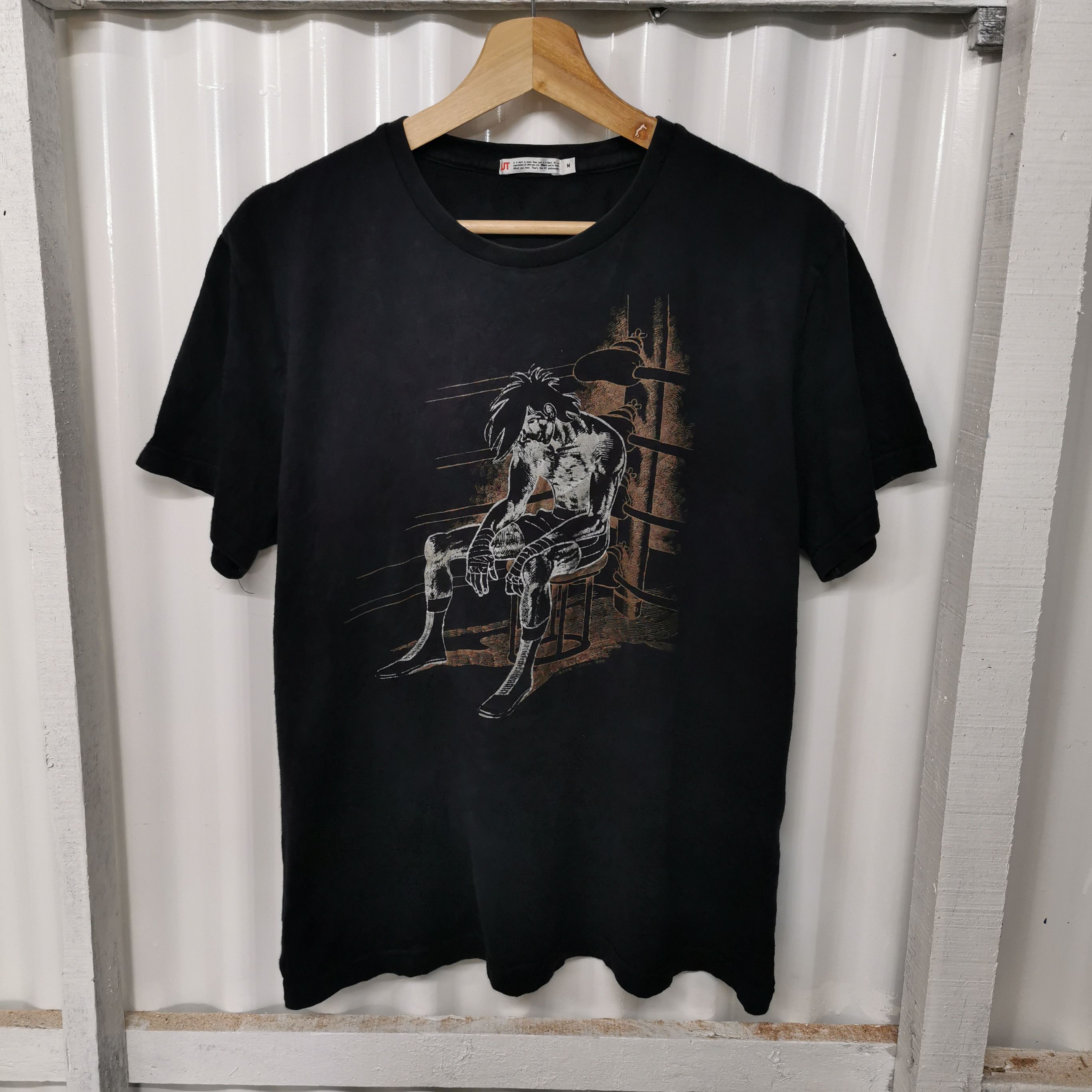 Uniqlo × Vintage Ashita No Joe Japanese Boxing Anime Tee Size US M / EU 48-50 / 2 - 1 Thumbnail